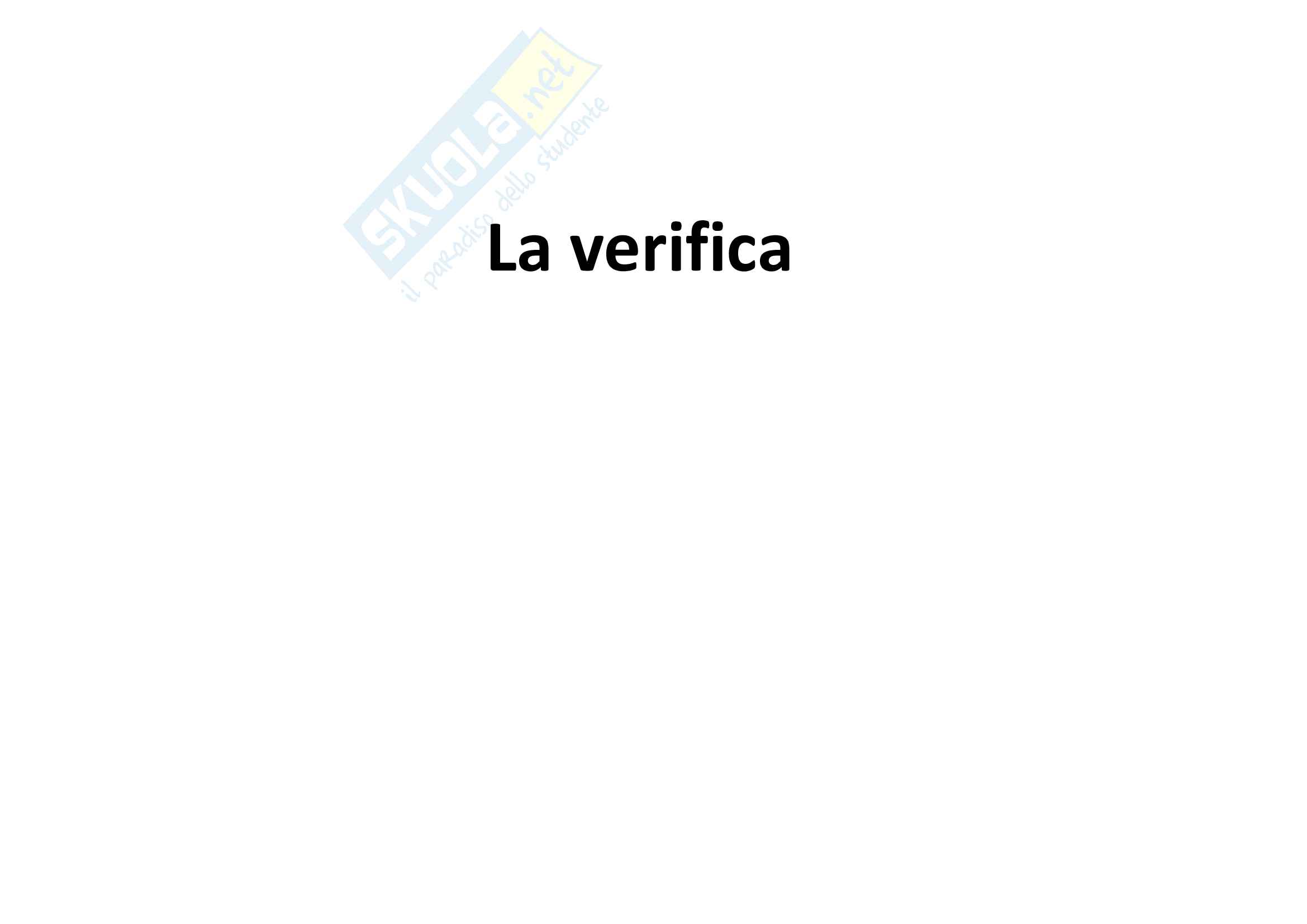 La verifica Pag. 1