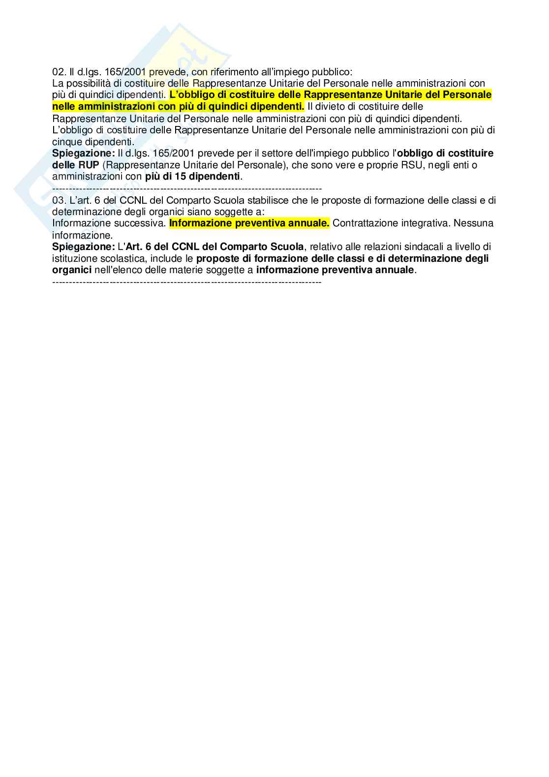 Domande e risposte: Normativa di riferimento del D.S. — Il Dirigente Scolastico: funzioni, competenze e responsabilità Pag. 16