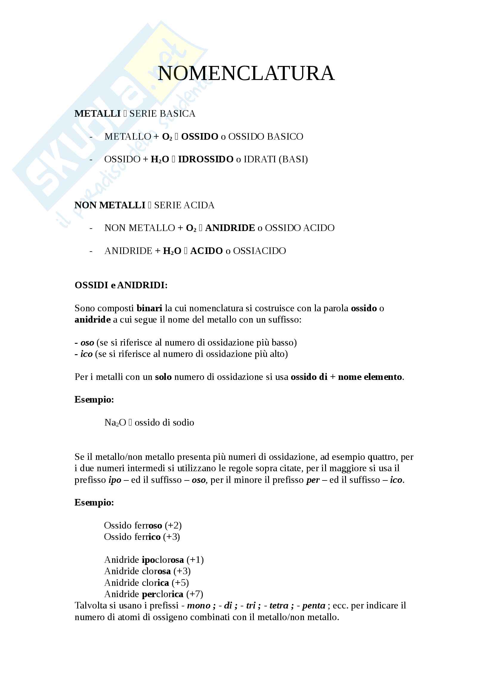 Nomenclatura Pag. 1