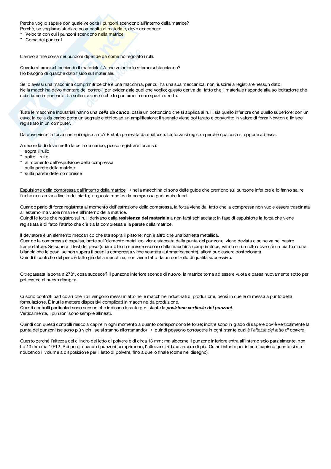 Tecnologie farmaceutiche industriali Pag. 6