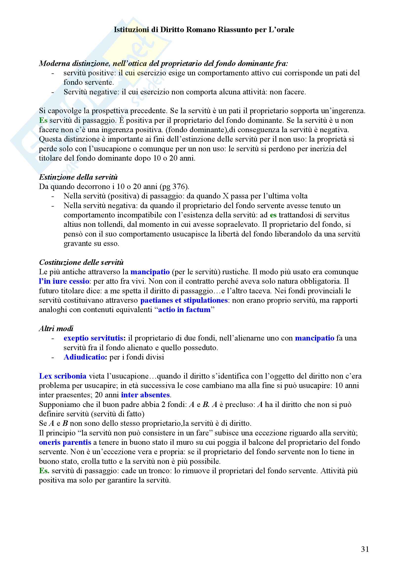 Diritto privato romano Pag. 31