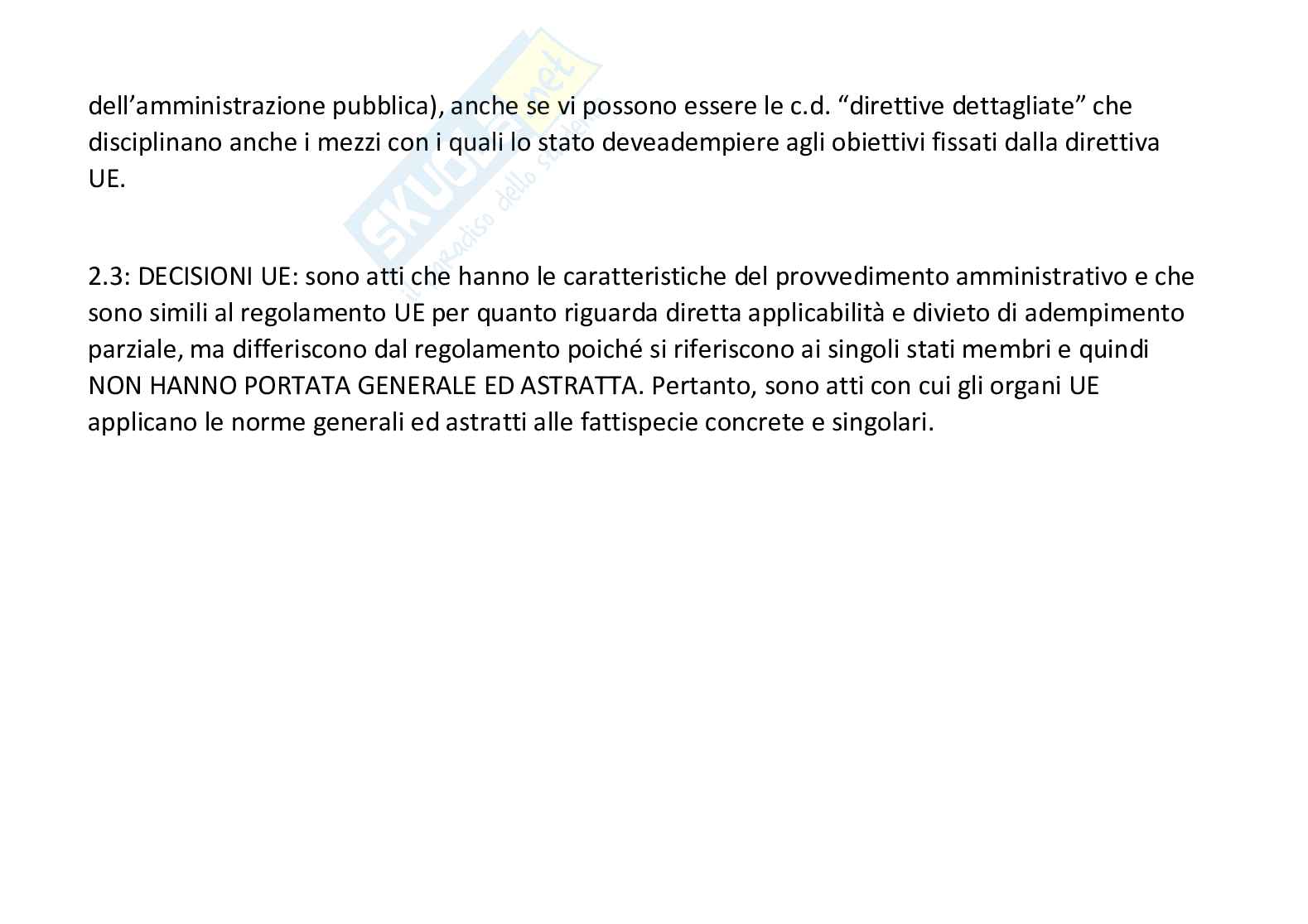 Unione Europea e diritto costituzionale Pag. 6