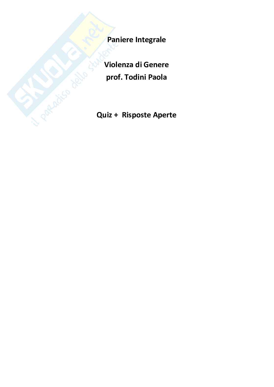 Violenza di genere Pag. 1