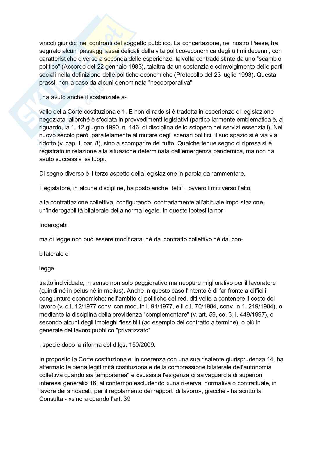 Diritto del lavoro e sindacale Pag. 6