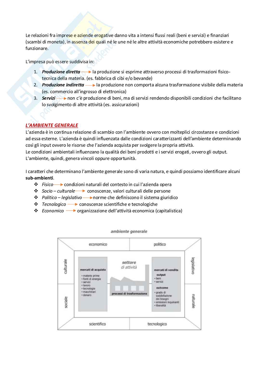 Riassunto esame Economia aziendale, Prof. Mazzi Francesco, libro consigliato Economia Aziendale , Francesco Giunta Pag. 2