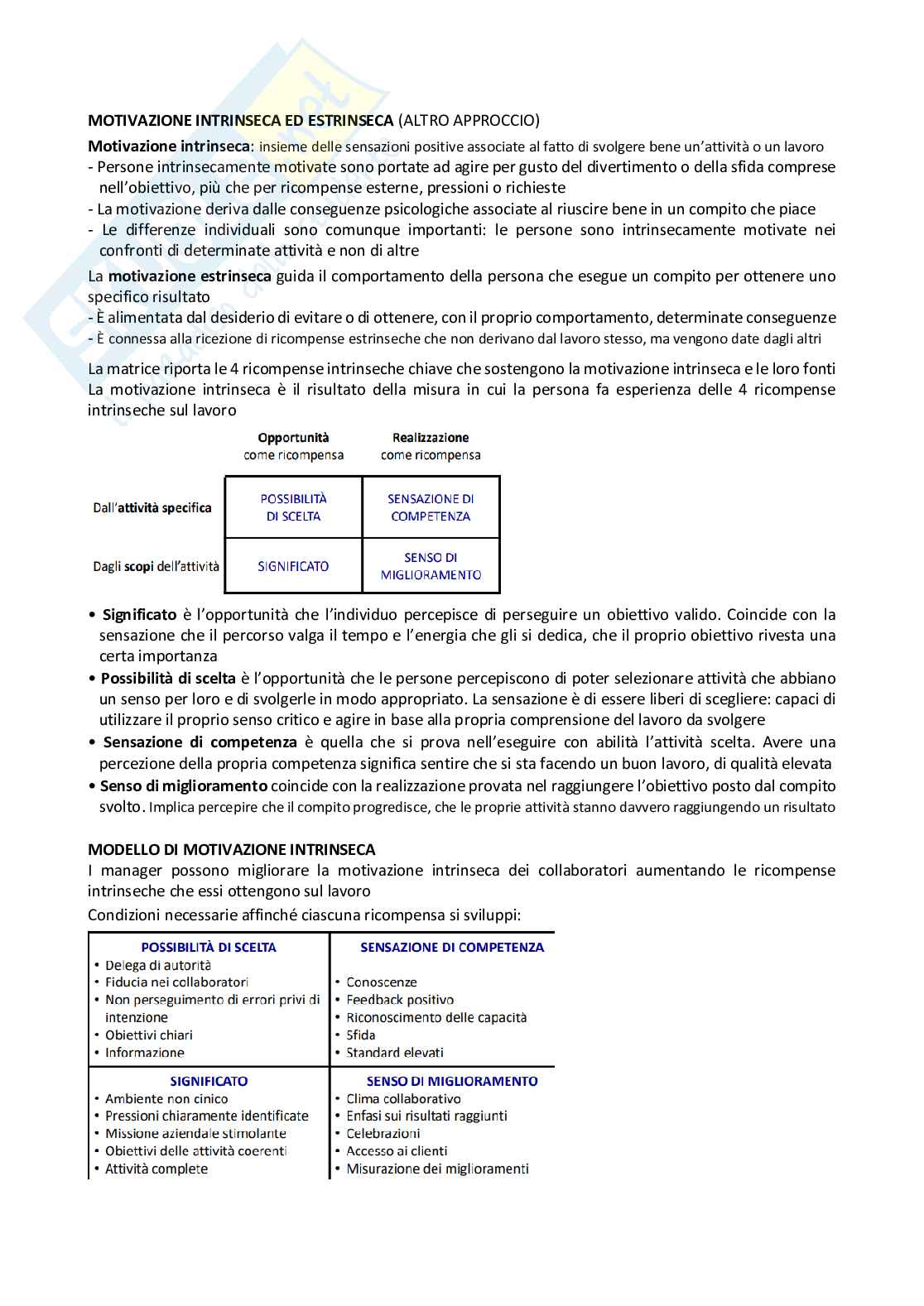 Appunti di Comportamento organizzativo Pag. 16