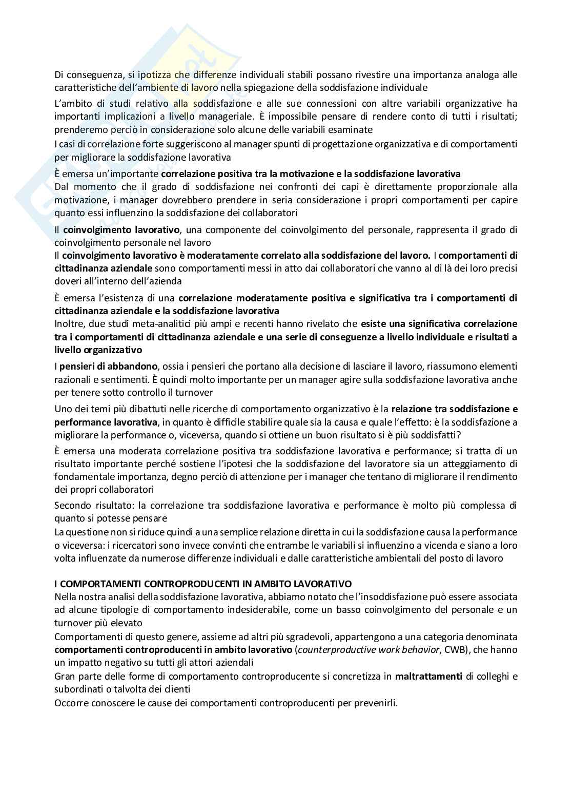 Appunti di Comportamento organizzativo Pag. 41