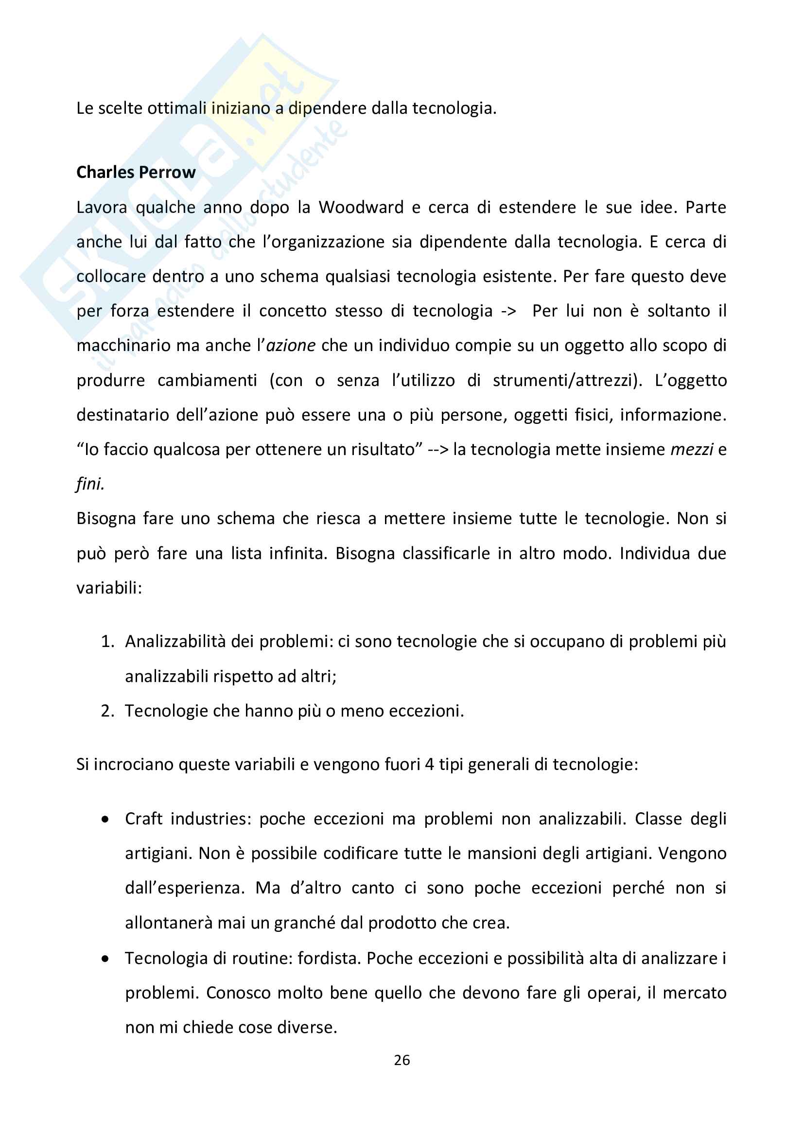 Organizzazione Aziendale Pag. 26