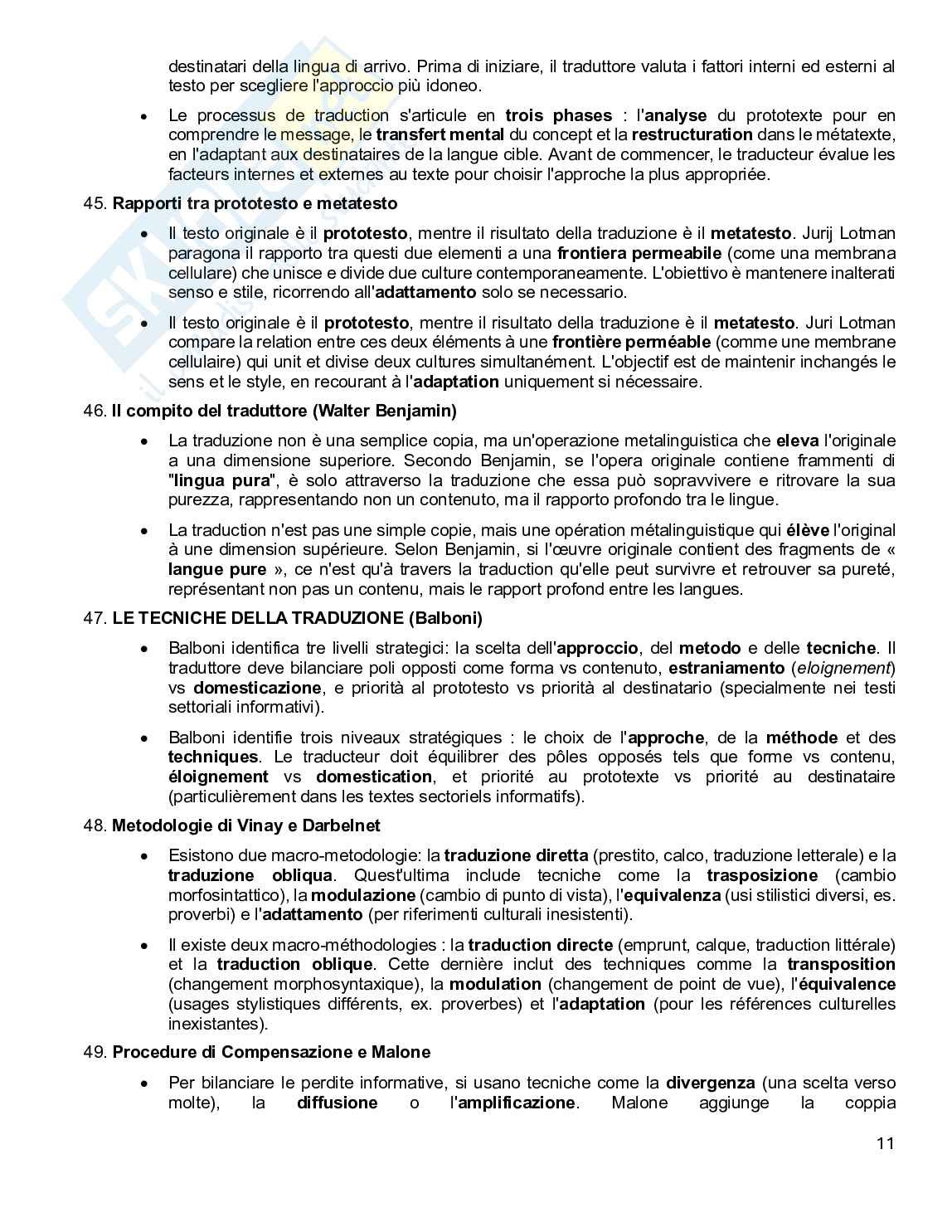 Lingua e Traduzione Francese 2: moduli 49-96 Pag. 11