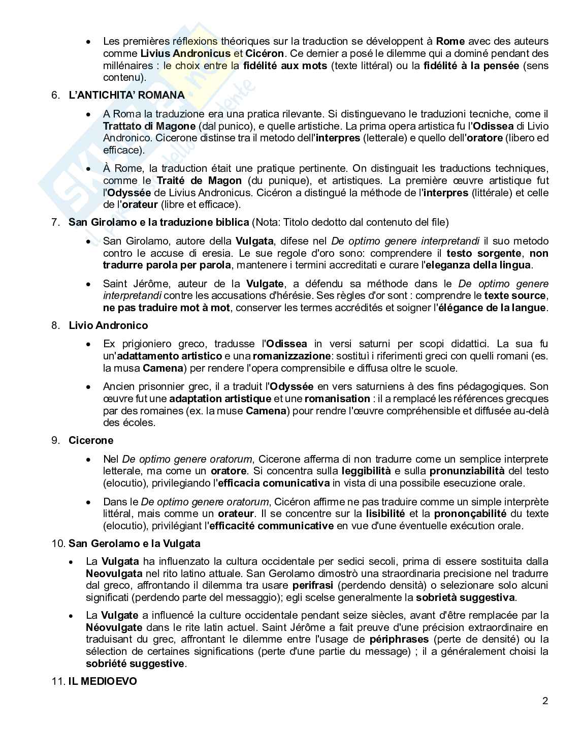 Lingua e Traduzione Francese 2: moduli 49-96 Pag. 2