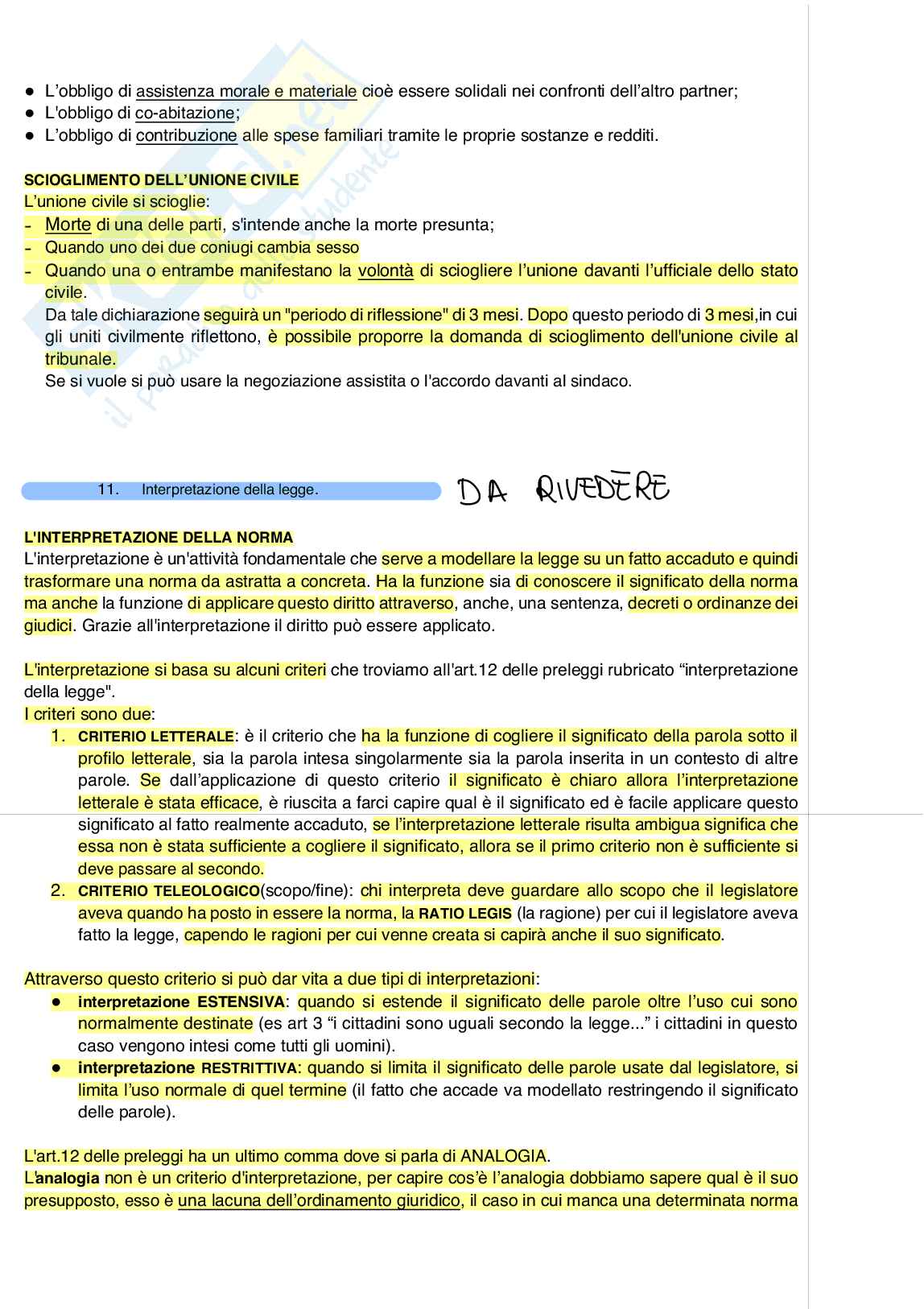 Domande esame Diritto privato  Pag. 6