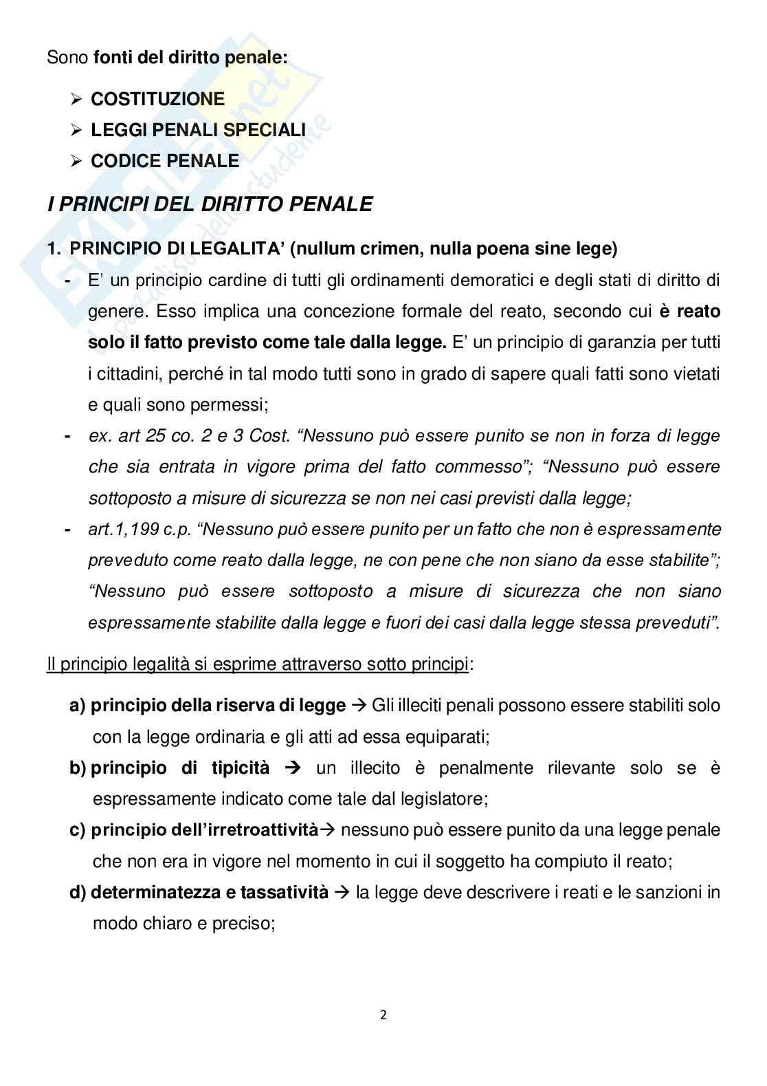 Appunti di Diritto penale Pag. 2