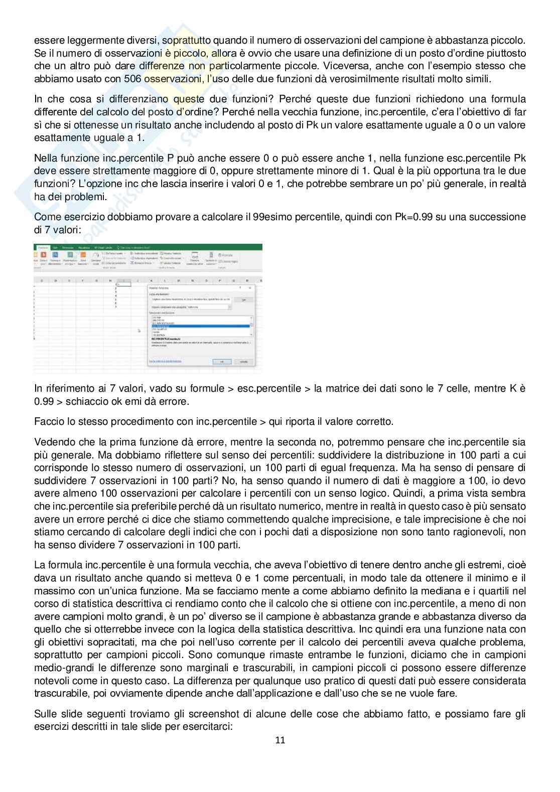 Appunti Statistics for management Pag. 11