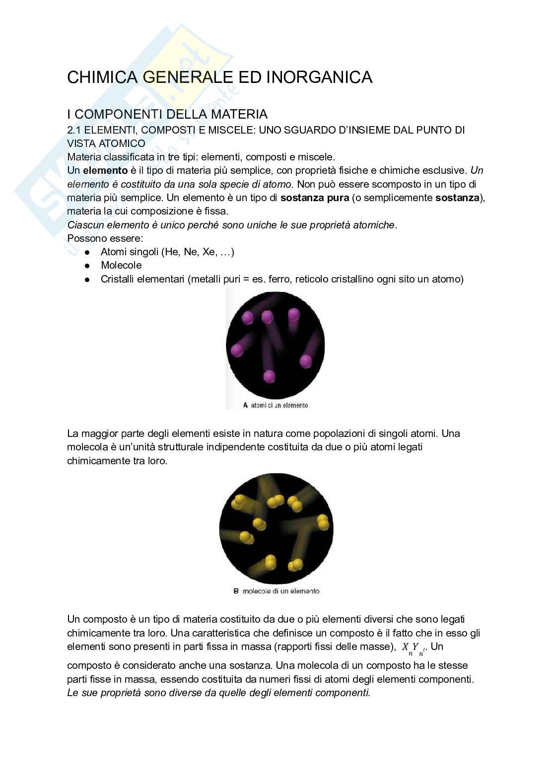 Riassunto esame Chimica inorganica, Prof. Tosoni Sergio Paolo, libro consigliato Chimica. La natura molecolare della materia e delle sue trasformazioni. Con Connect, Silberberg, Amateis  Pag. 16