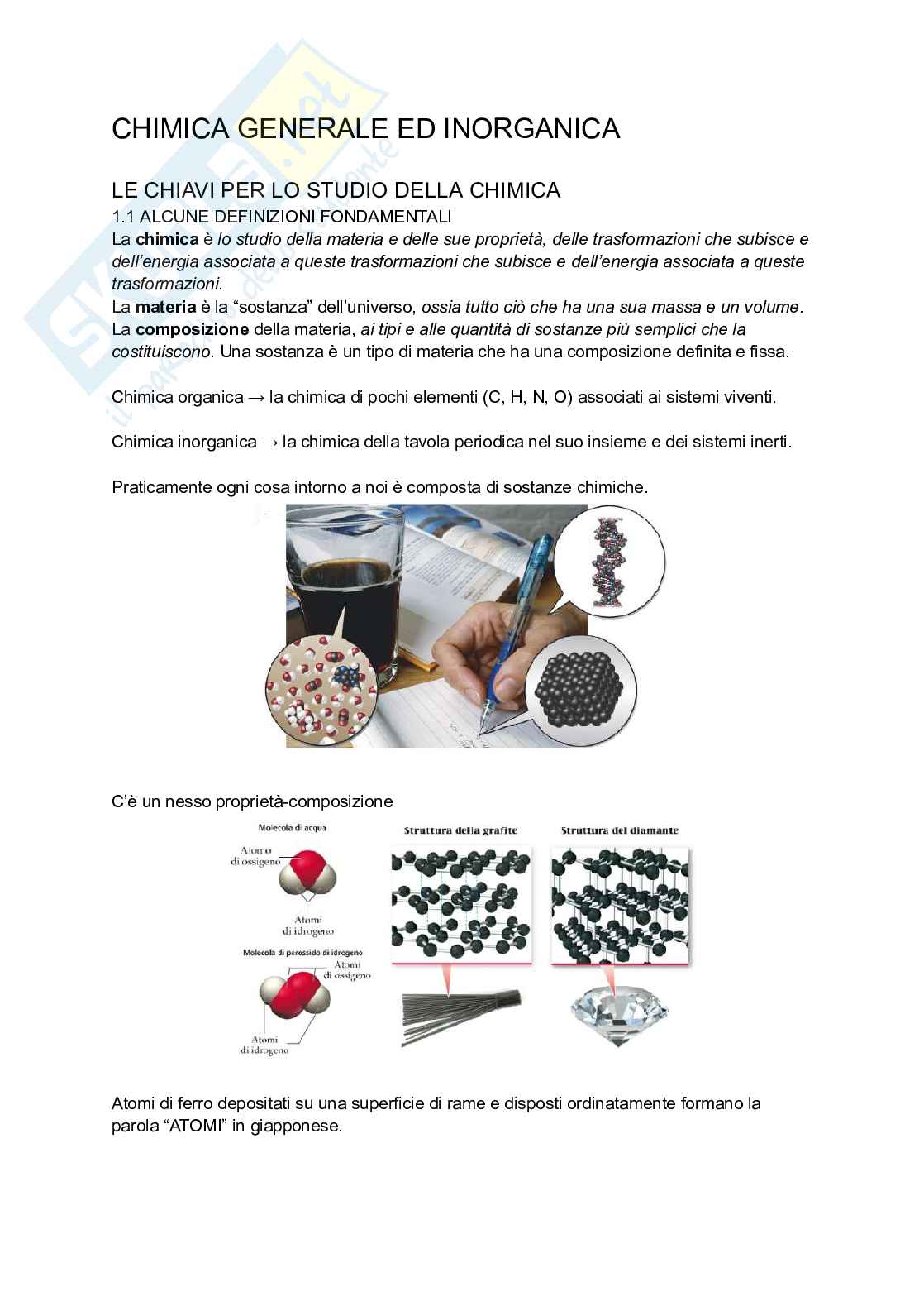 Riassunto esame Chimica inorganica, Prof. Tosoni Sergio Paolo, libro consigliato Chimica. La natura molecolare della materia e delle sue trasformazioni. Con Connect, Silberberg, Amateis  Pag. 2