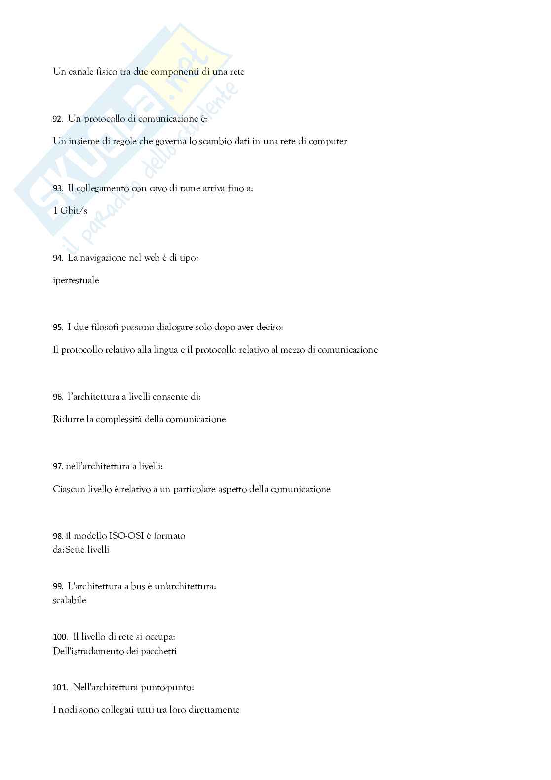 Banca dati Informatica ed Open Office Pag. 11