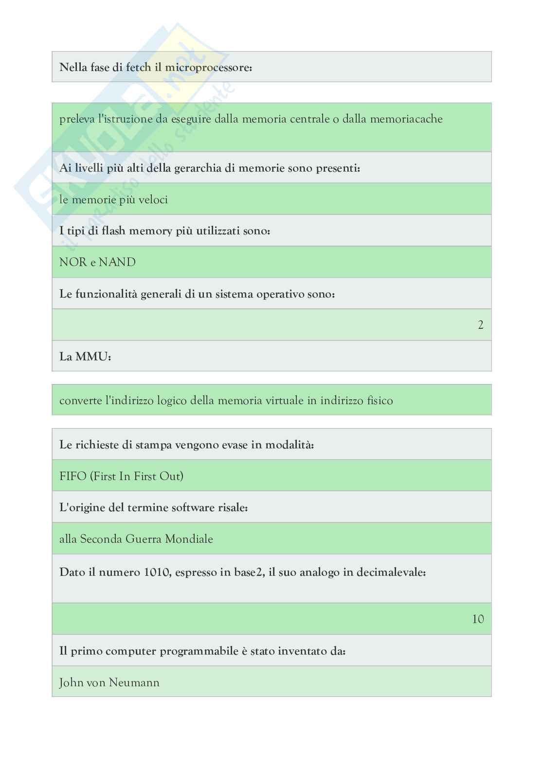 Banca dati Informatica ed Open Office Pag. 31