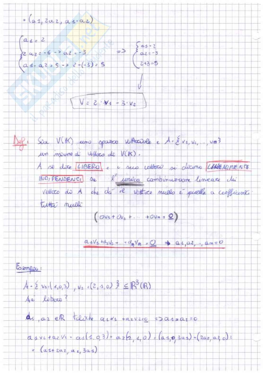Appunti Algebra lineare (Didattica) Pag. 26