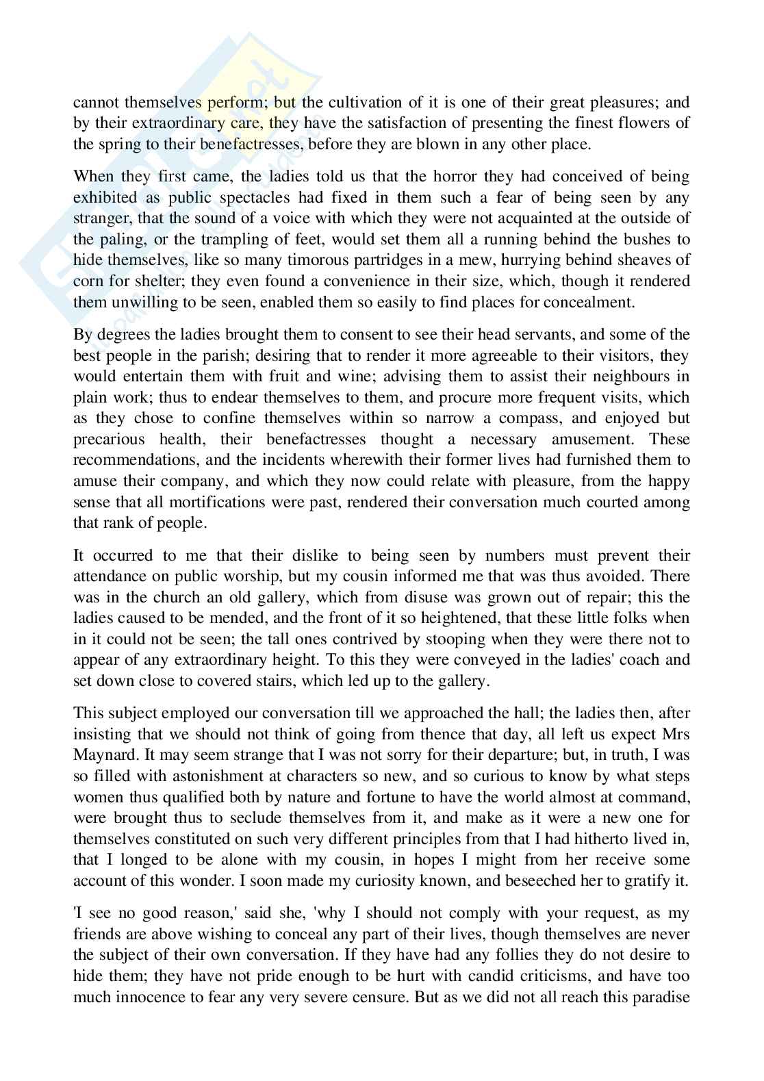 Riassunto esame Letteratura inglese, Prof. Bottone Maria Grazia, libro consigliato Norton Antology, Norton Pag. 16