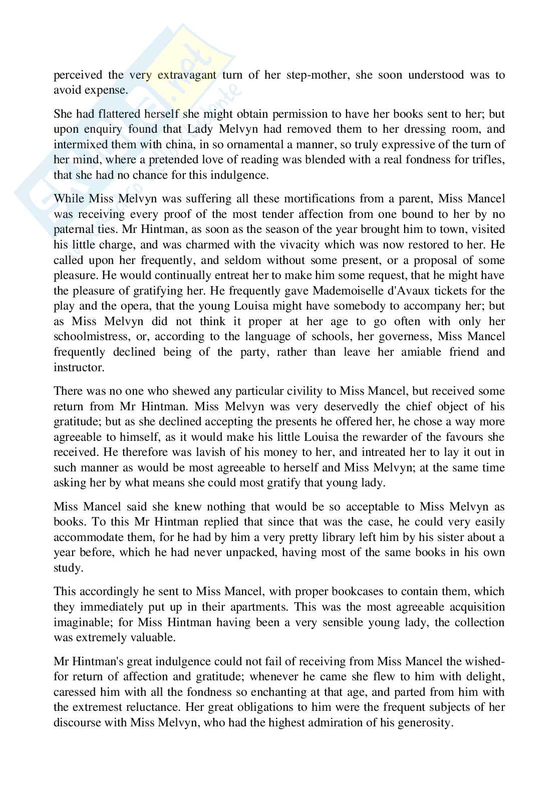 Riassunto esame Letteratura inglese, Prof. Bottone Maria Grazia, libro consigliato Norton Antology, Norton Pag. 26