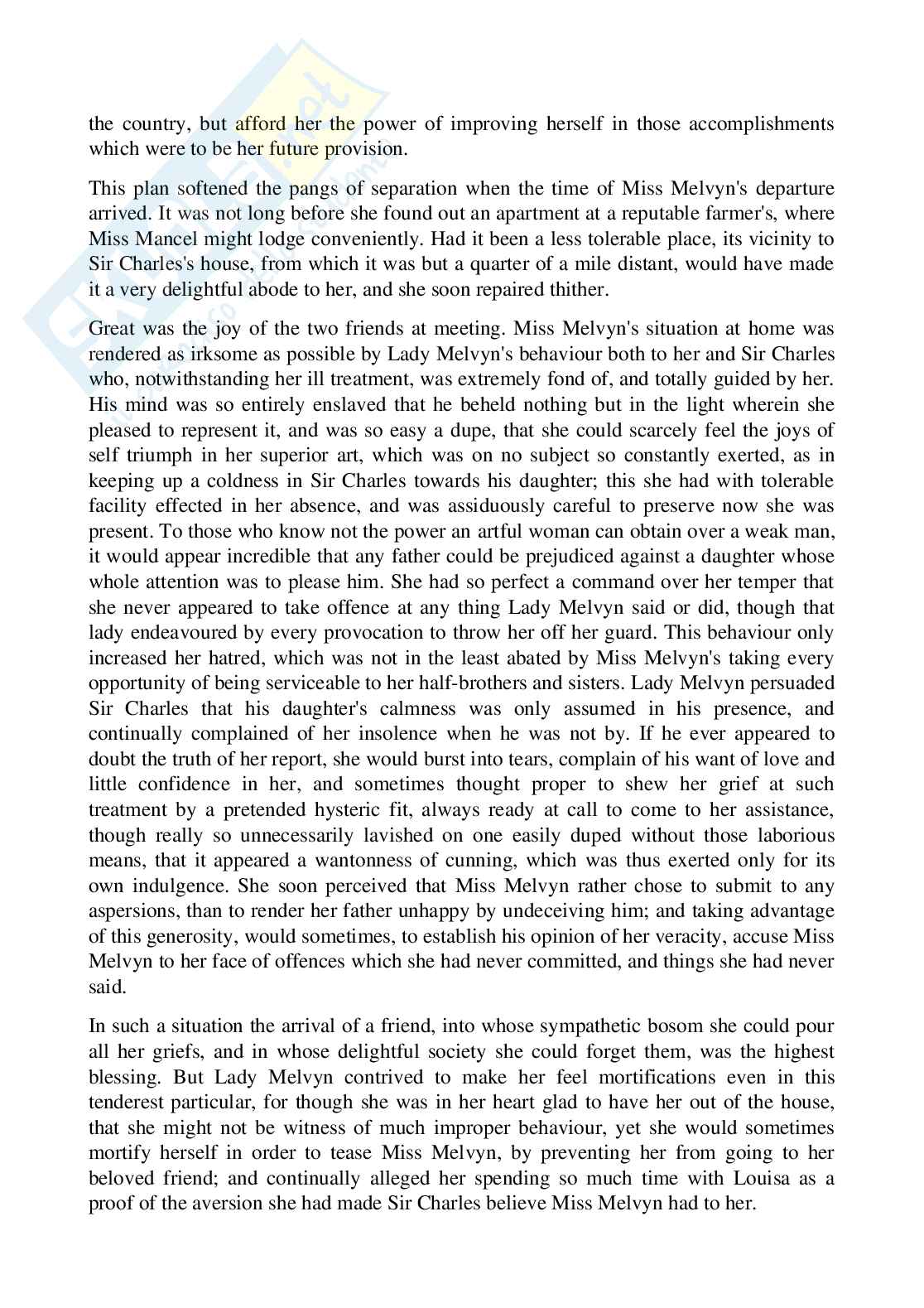 Riassunto esame Letteratura inglese, Prof. Bottone Maria Grazia, libro consigliato Norton Antology, Norton Pag. 36