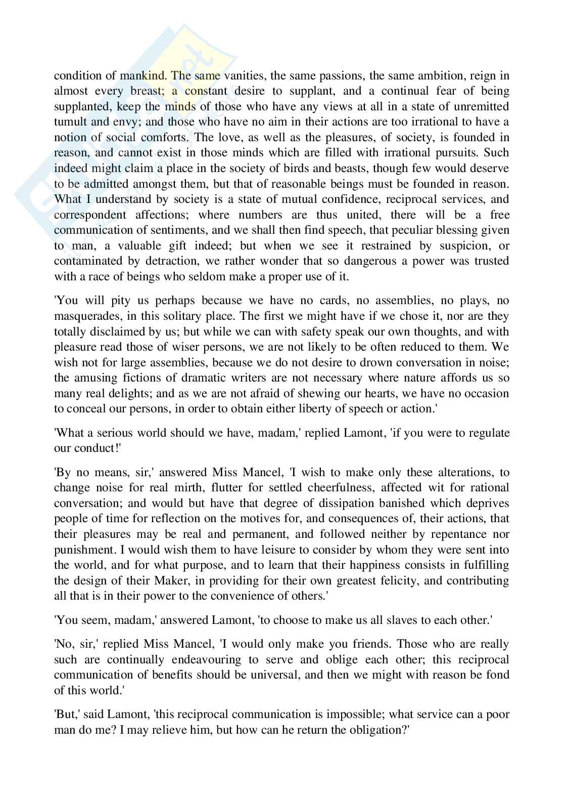 Riassunto esame Letteratura inglese, Prof. Bottone Maria Grazia, libro consigliato Norton Antology, Norton Pag. 41