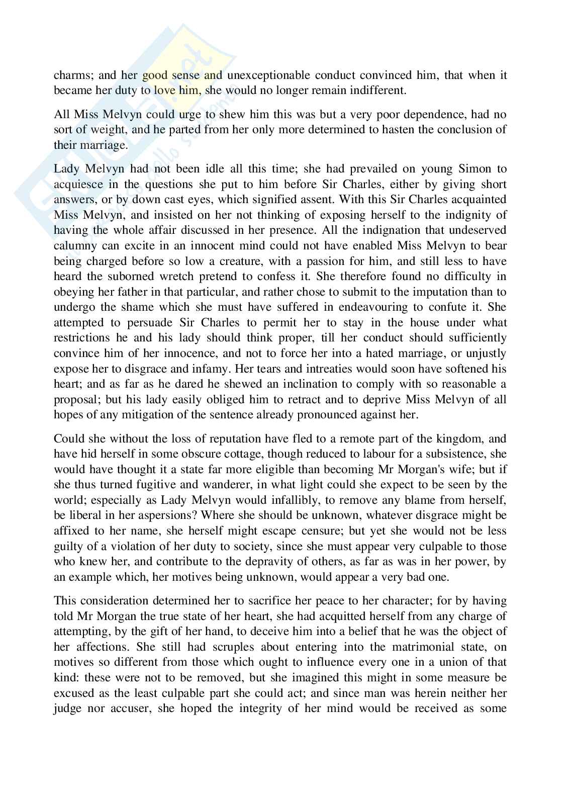 Riassunto esame Letteratura inglese, Prof. Bottone Maria Grazia, libro consigliato Norton Antology, Norton Pag. 51
