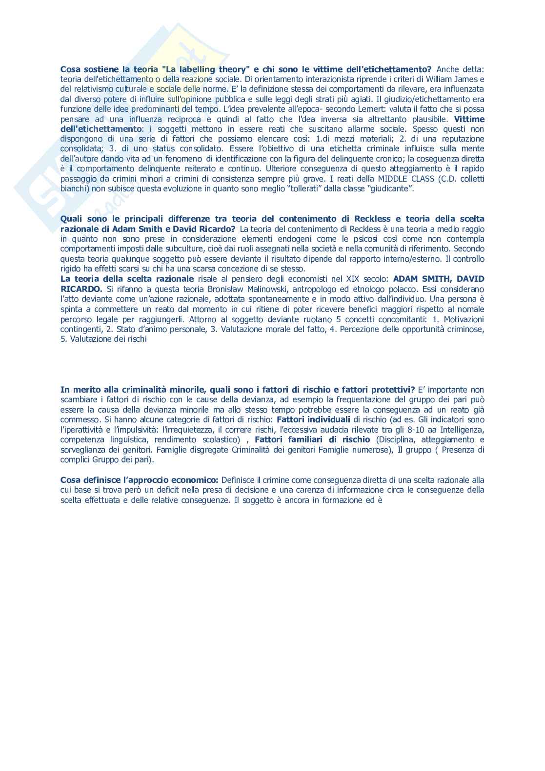 Psicopatologia forense e profiling Pag. 41