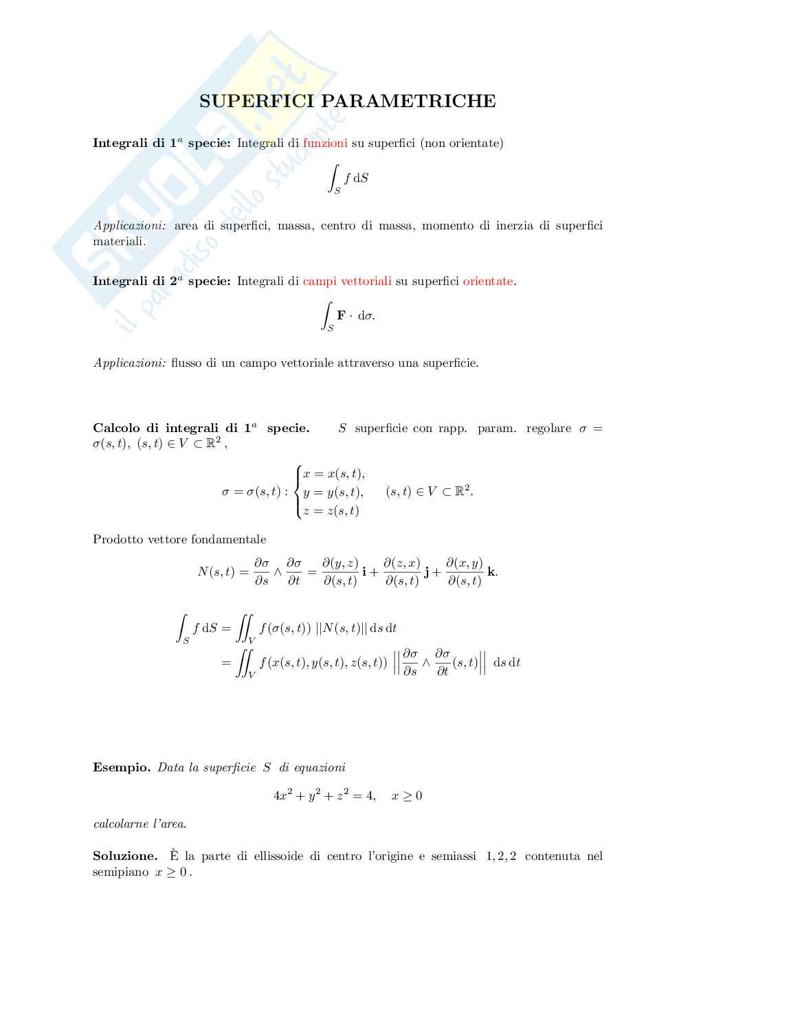 Equazioni superfici 3d Pag. 1