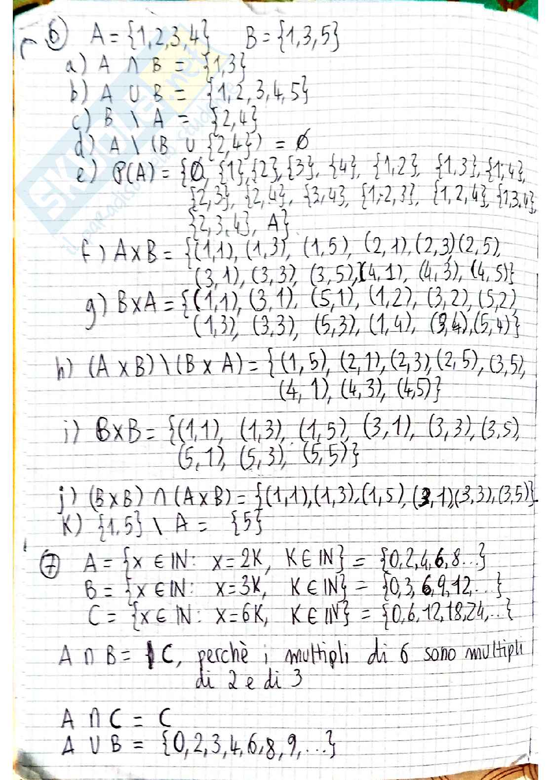 Esercitazione 1 Metodi matematici, 2024/25 Pag. 2