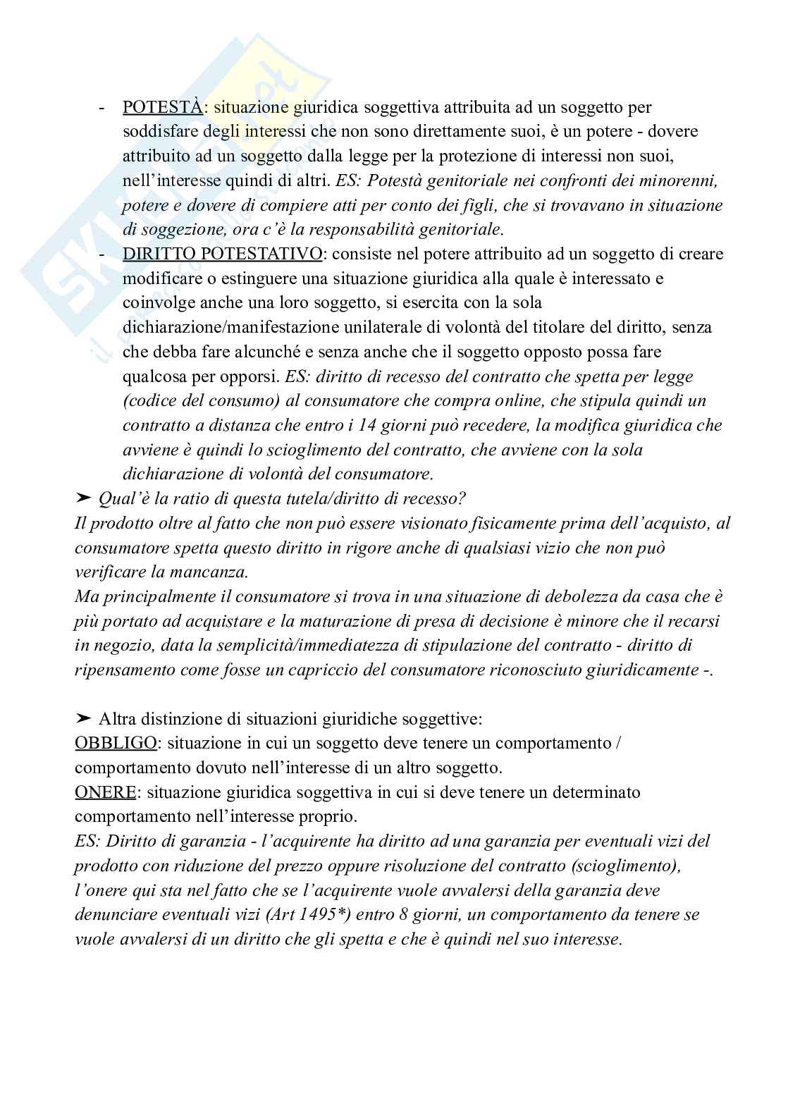 Appunti esame parziale di Istituzioni di diritto privato Pag. 16