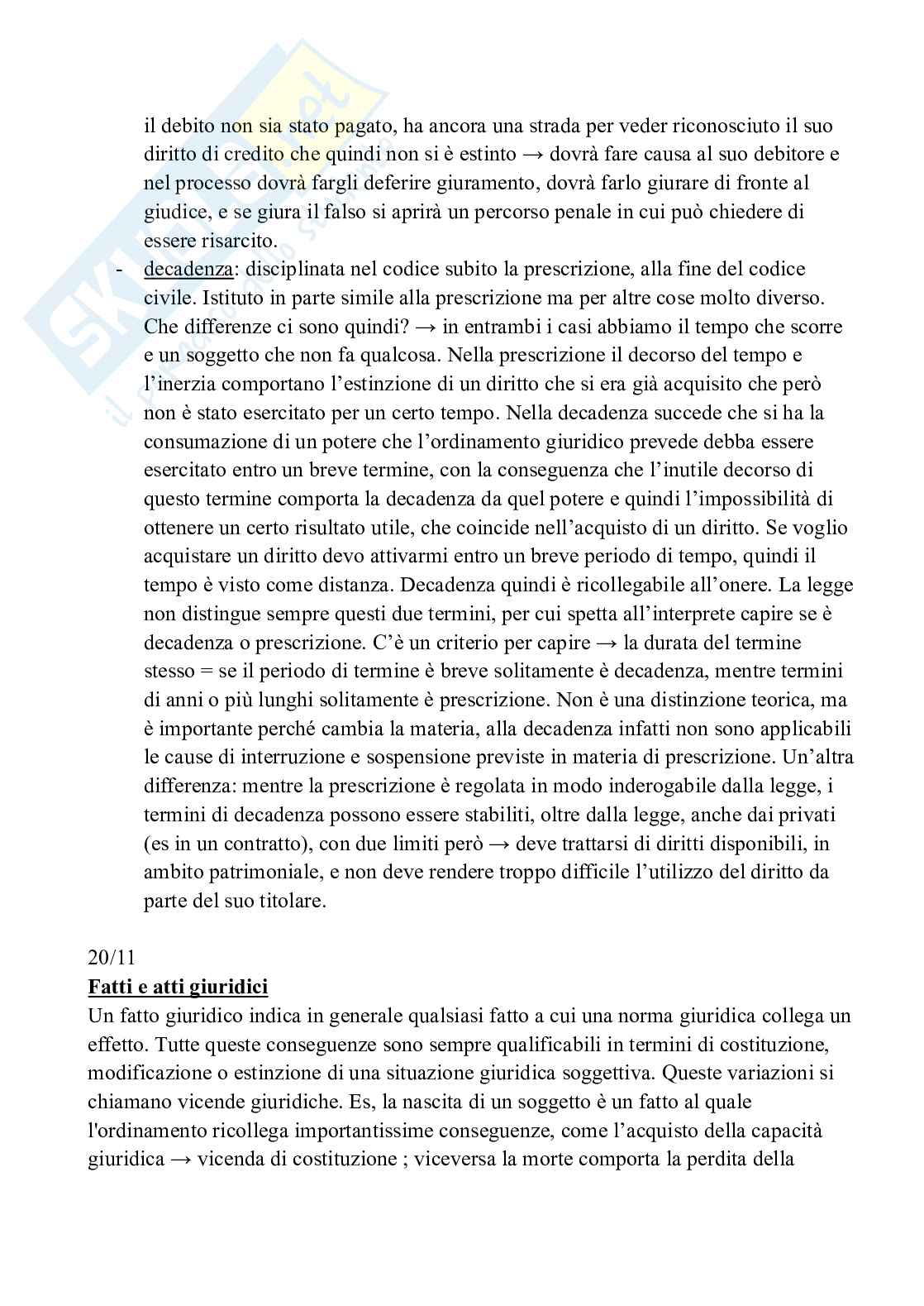Appunti esame parziale di Istituzioni di diritto privato Pag. 21