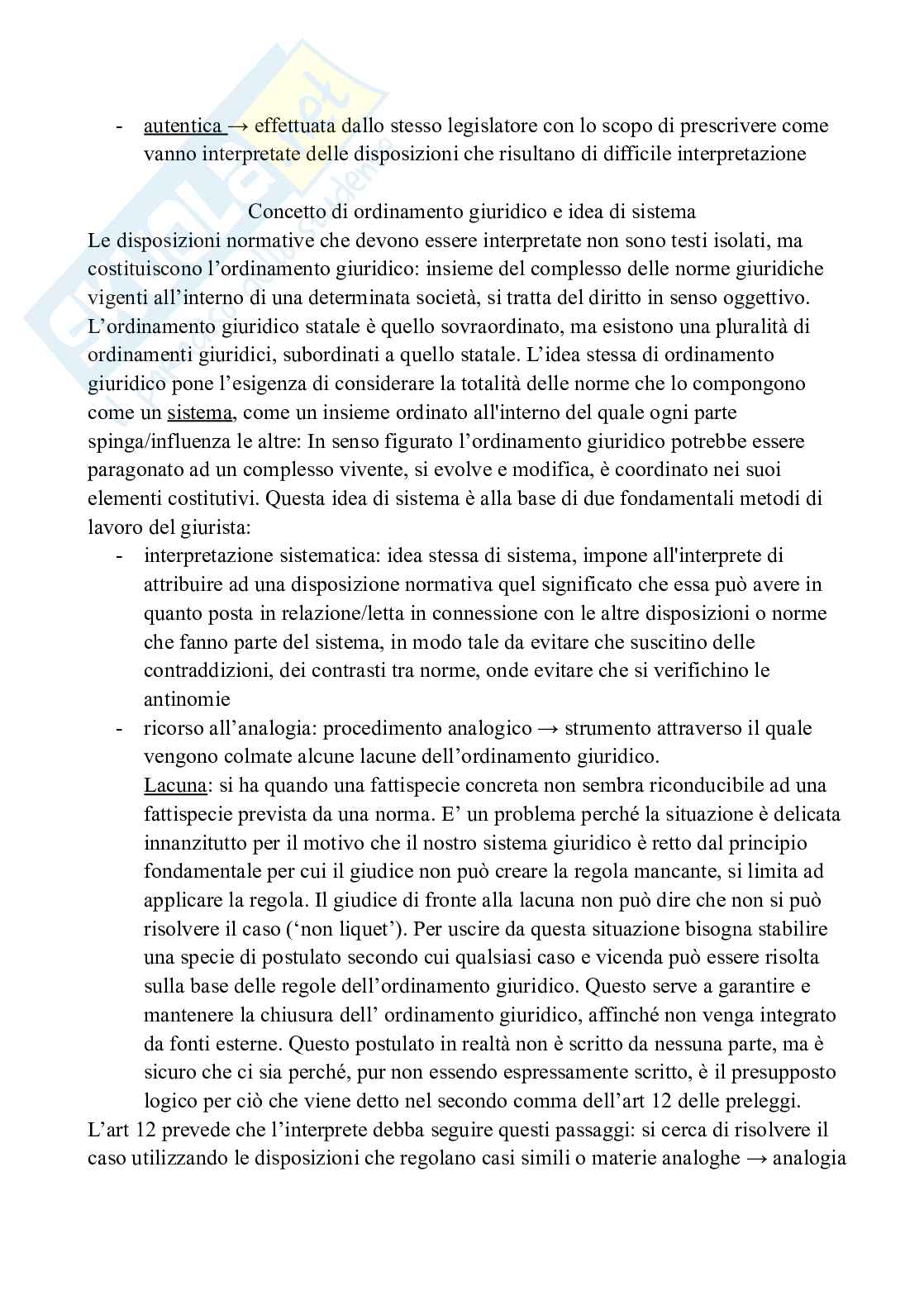 Appunti esame parziale di Istituzioni di diritto privato Pag. 6