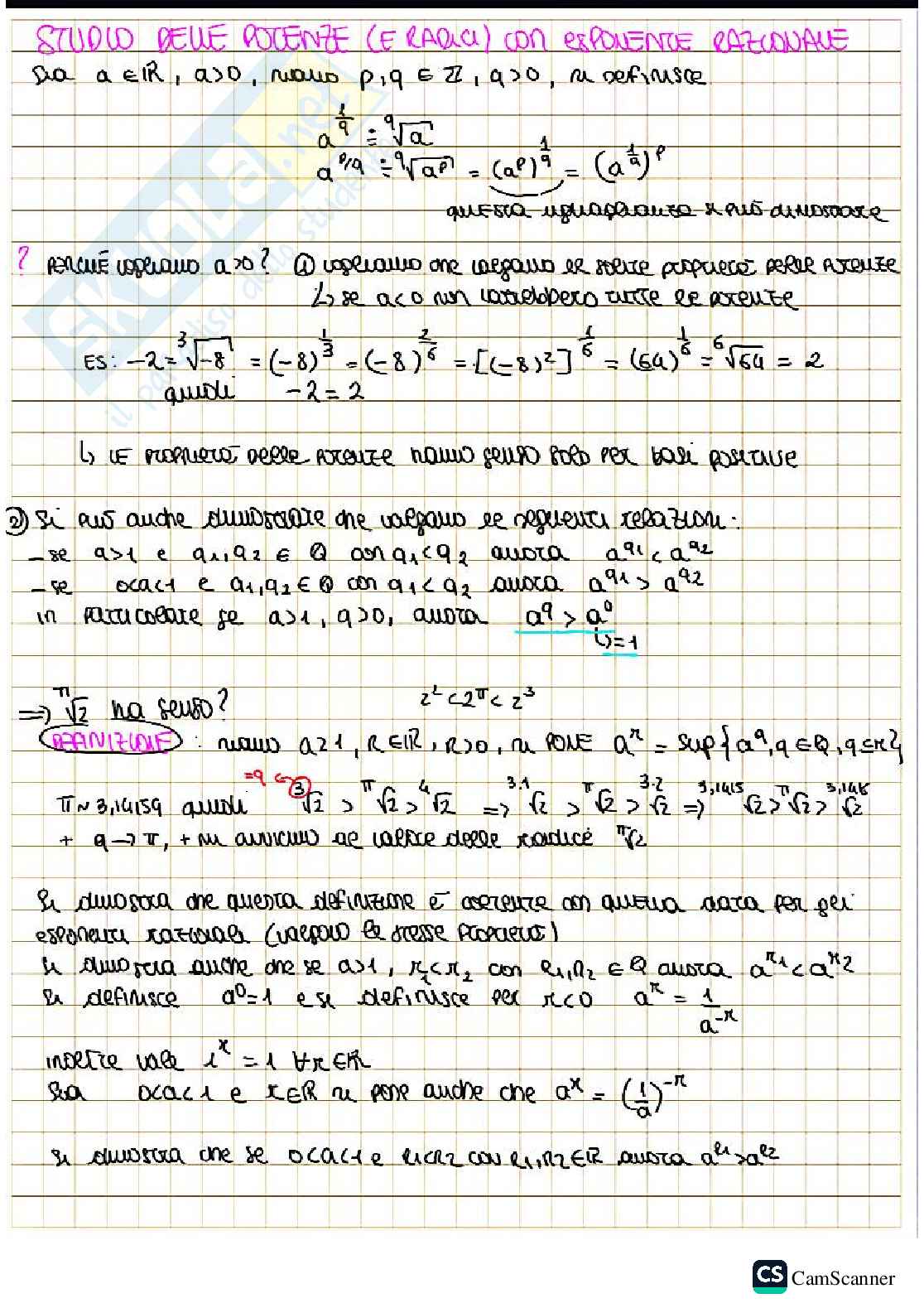 Studio potenze Pag. 1