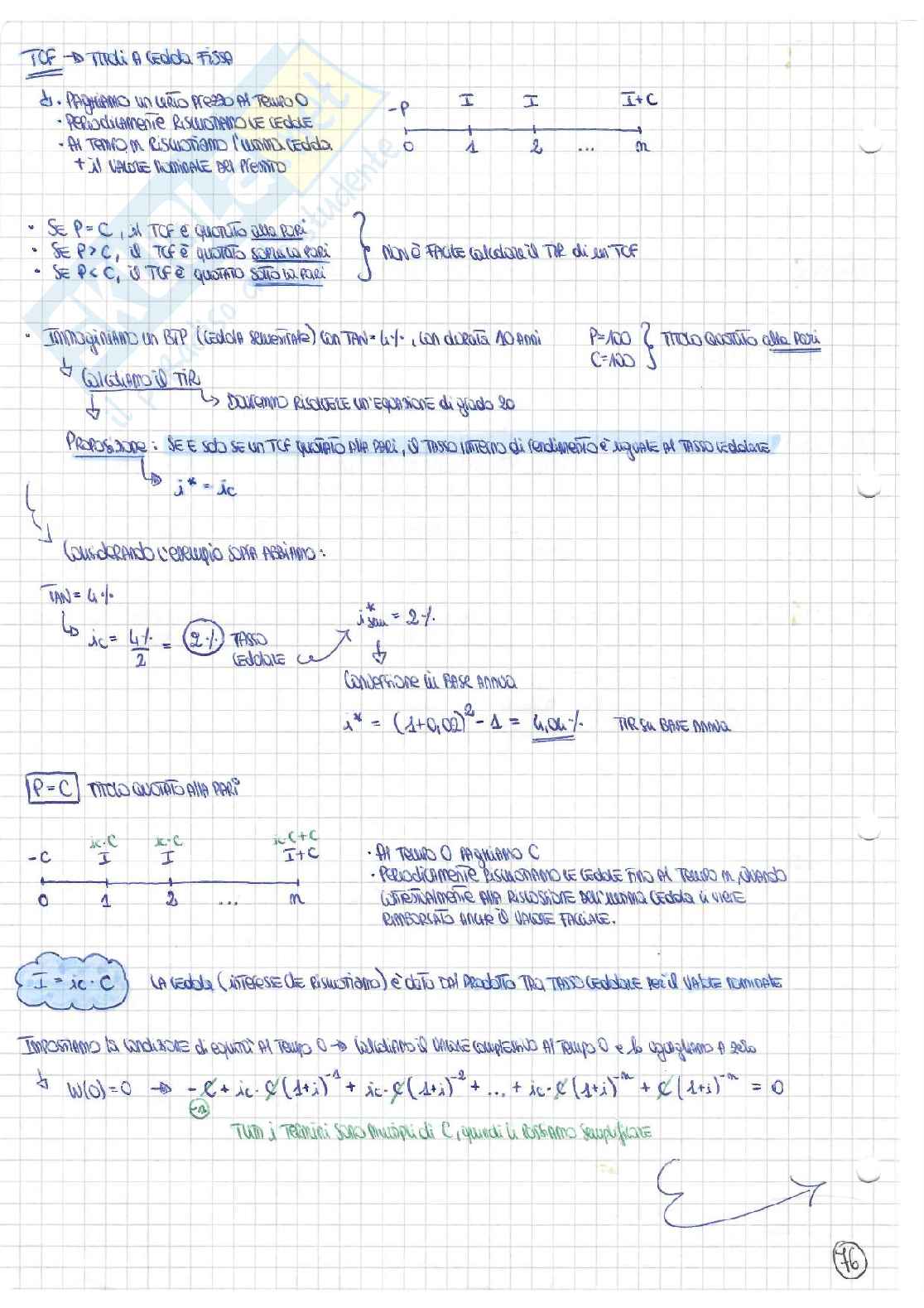 Seconda parte Matematica finanziaria Pag. 26
