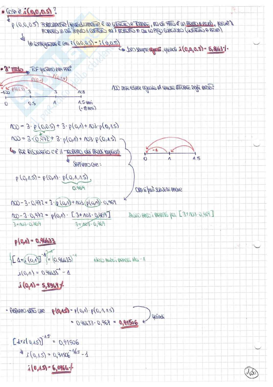 Seconda parte Matematica finanziaria Pag. 56