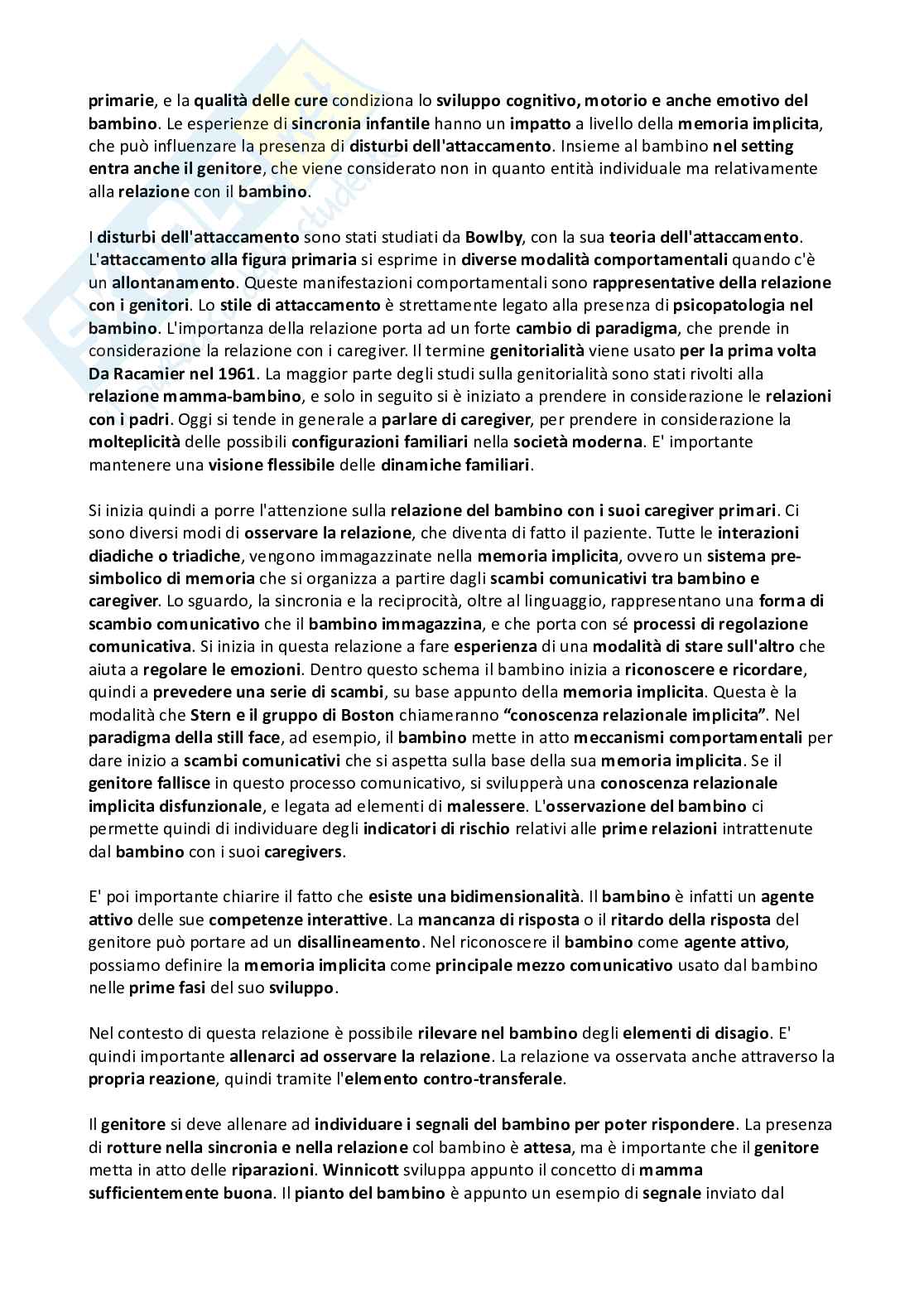 Appunti Psicopatologia dello sviluppo Pag. 2