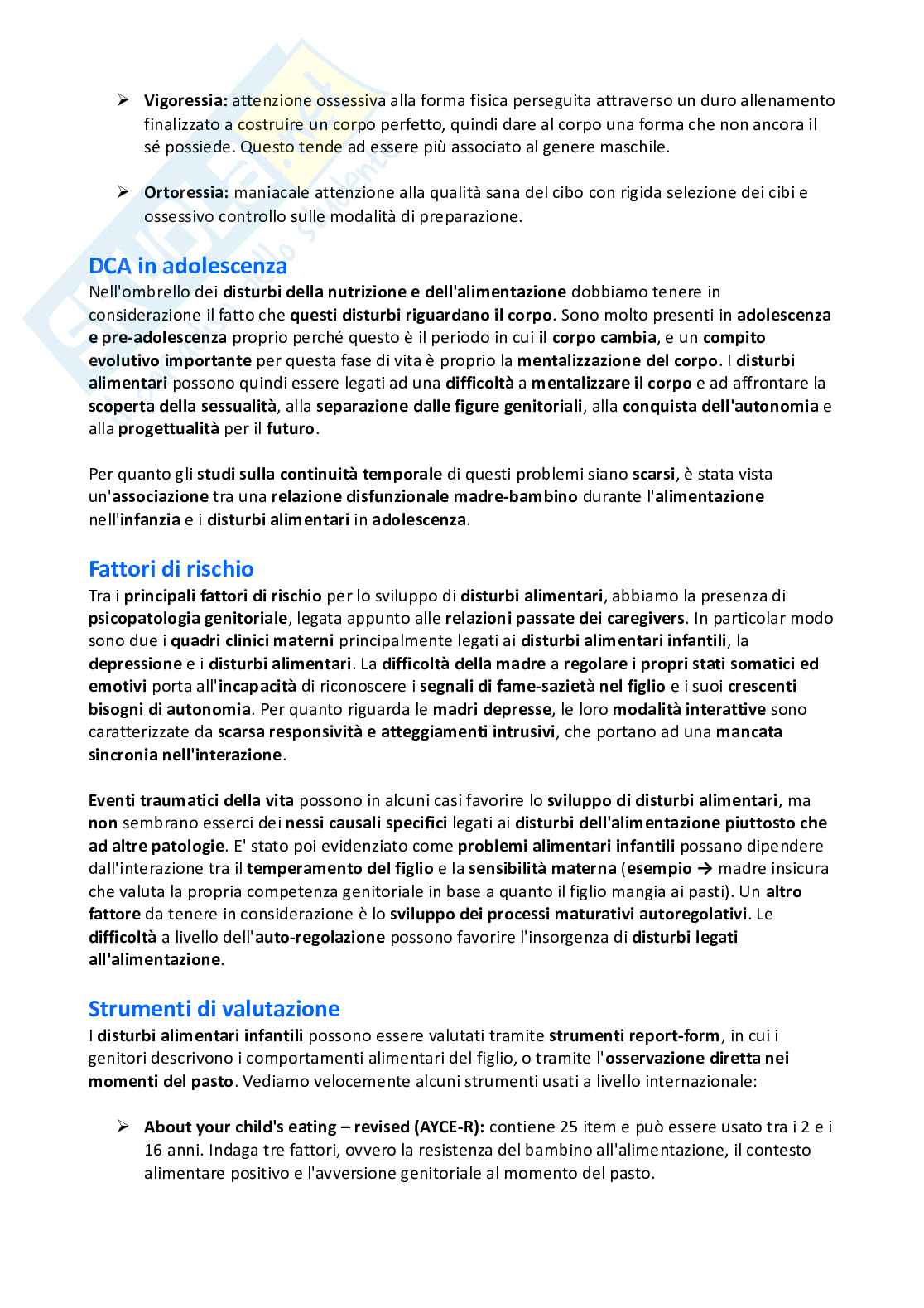 Appunti Psicopatologia dello sviluppo Pag. 46