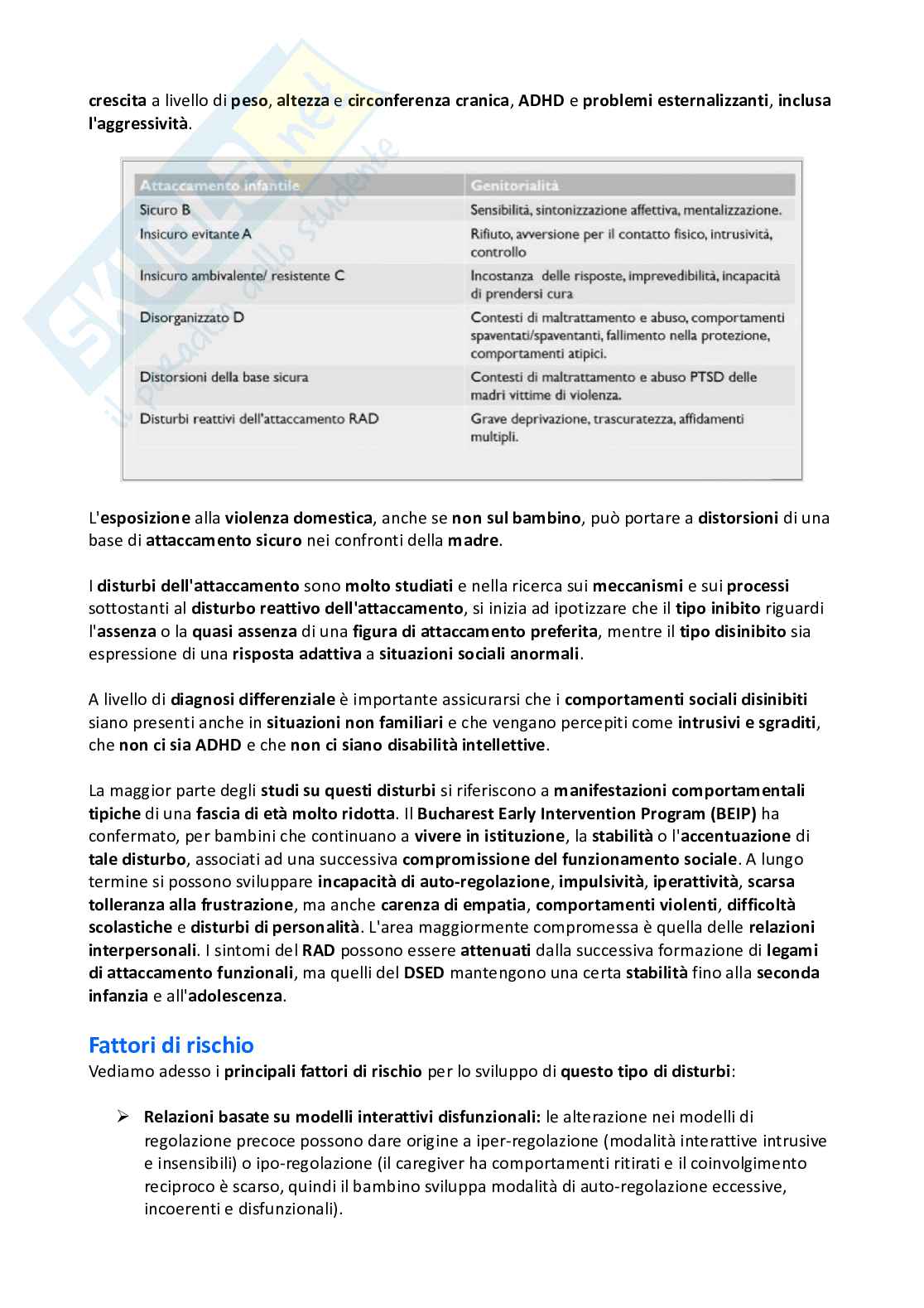 Appunti Psicopatologia dello sviluppo Pag. 61