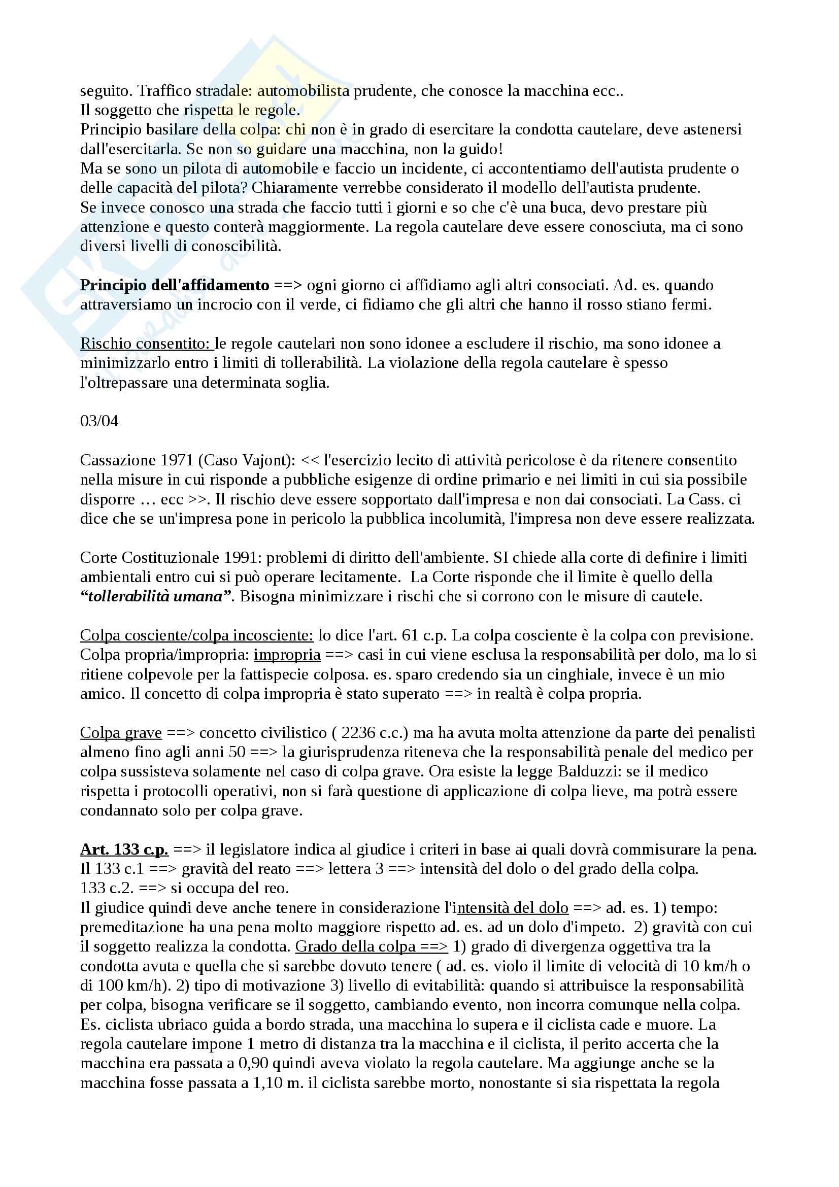 Diritto penale - Appunti lezioni Pag. 36