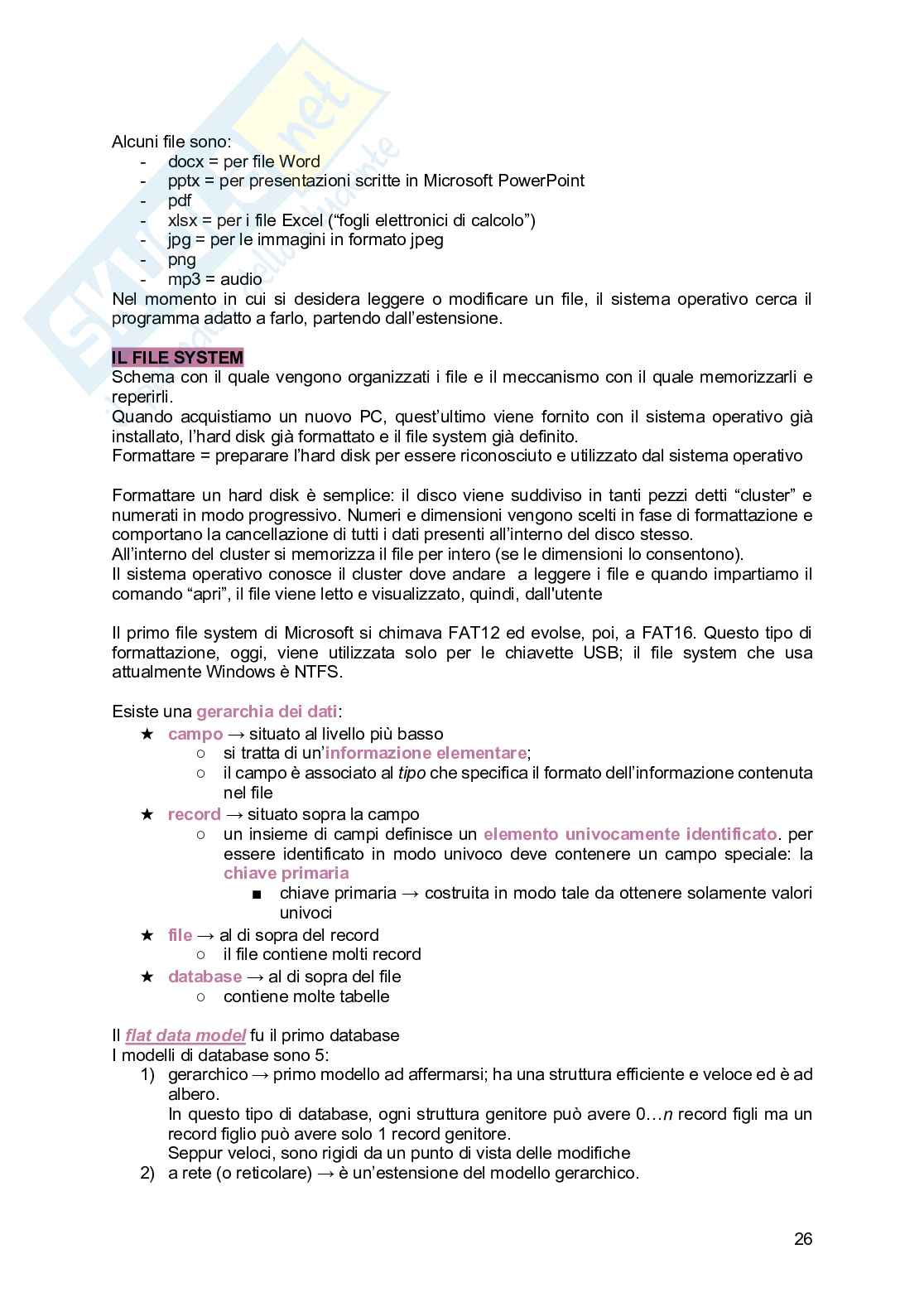 ICT e società dell'Informazione Pag. 26
