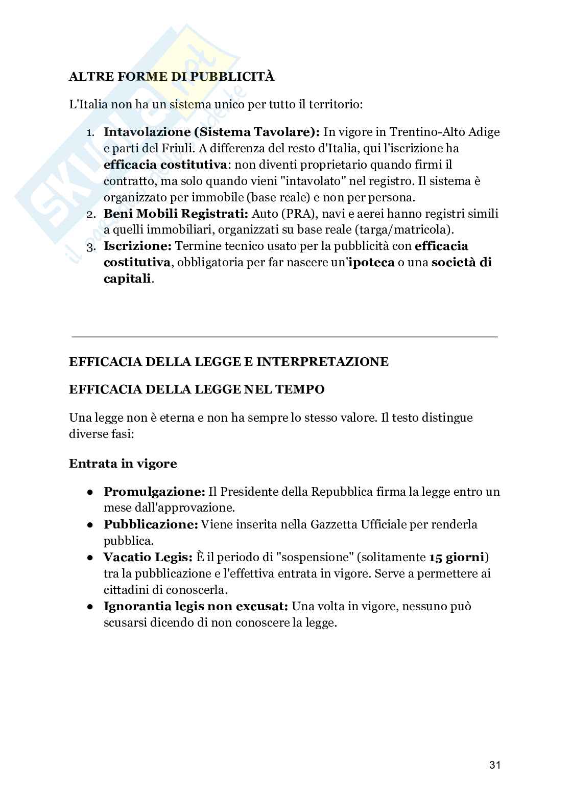 Appunti Diritto privato  Pag. 31