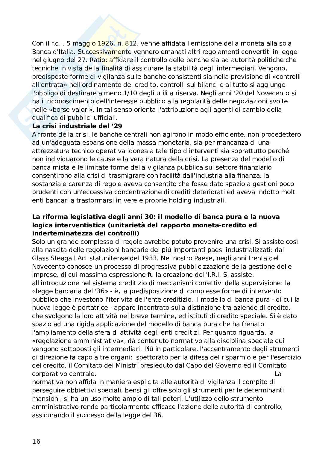 Diritto degli emittenti e degli intermediari finanziari Pag. 16