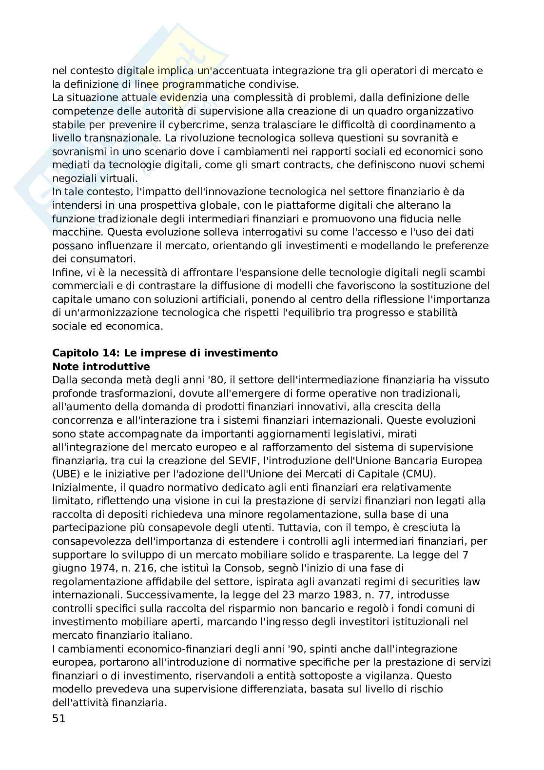 Diritto degli emittenti e degli intermediari finanziari Pag. 51