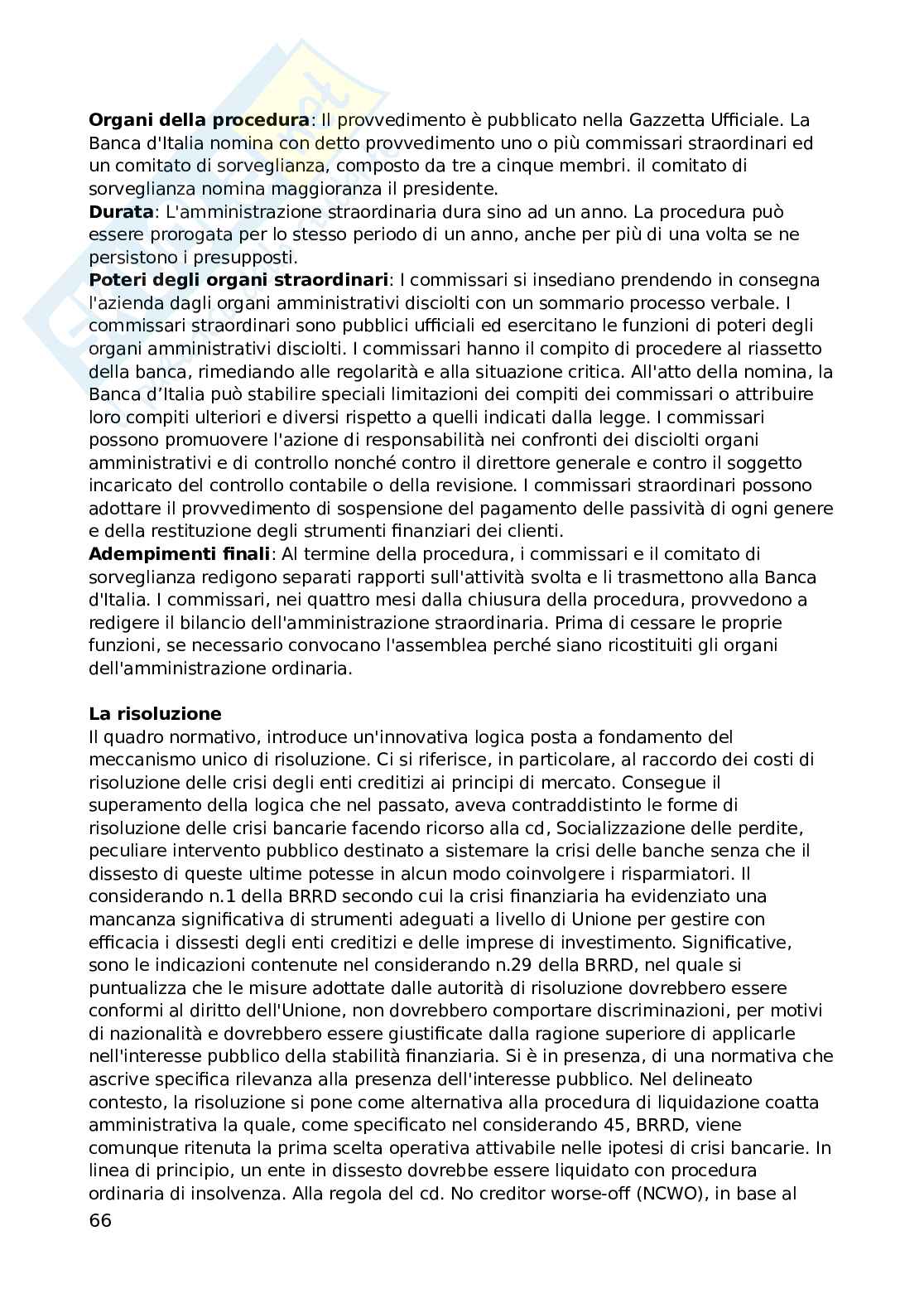 Diritto degli emittenti e degli intermediari finanziari Pag. 66