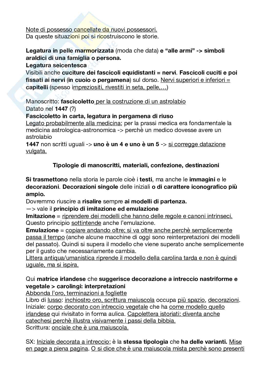 Appunti corso di Paleografia latina Pag. 56