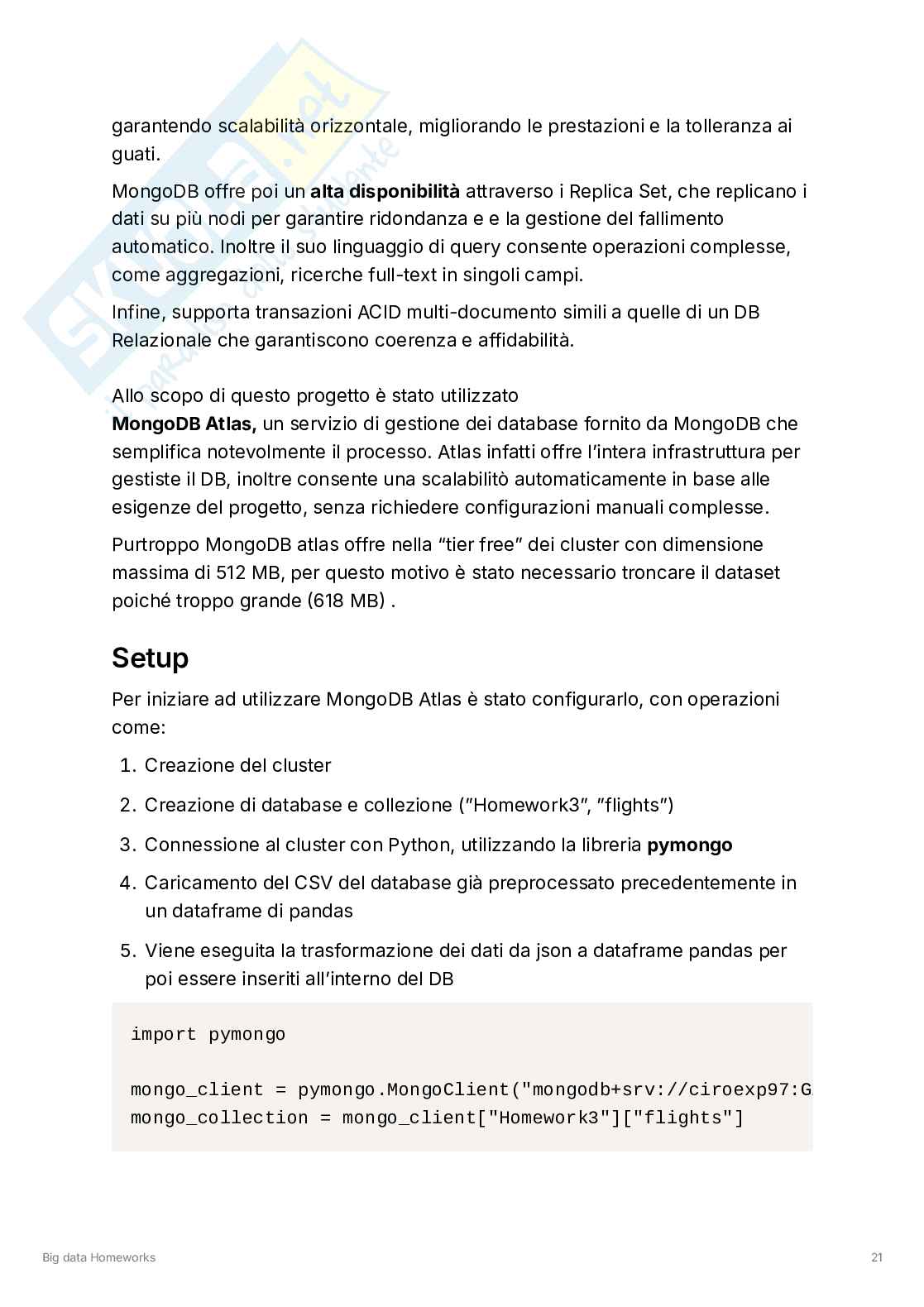 Homework esame Big data Pag. 21