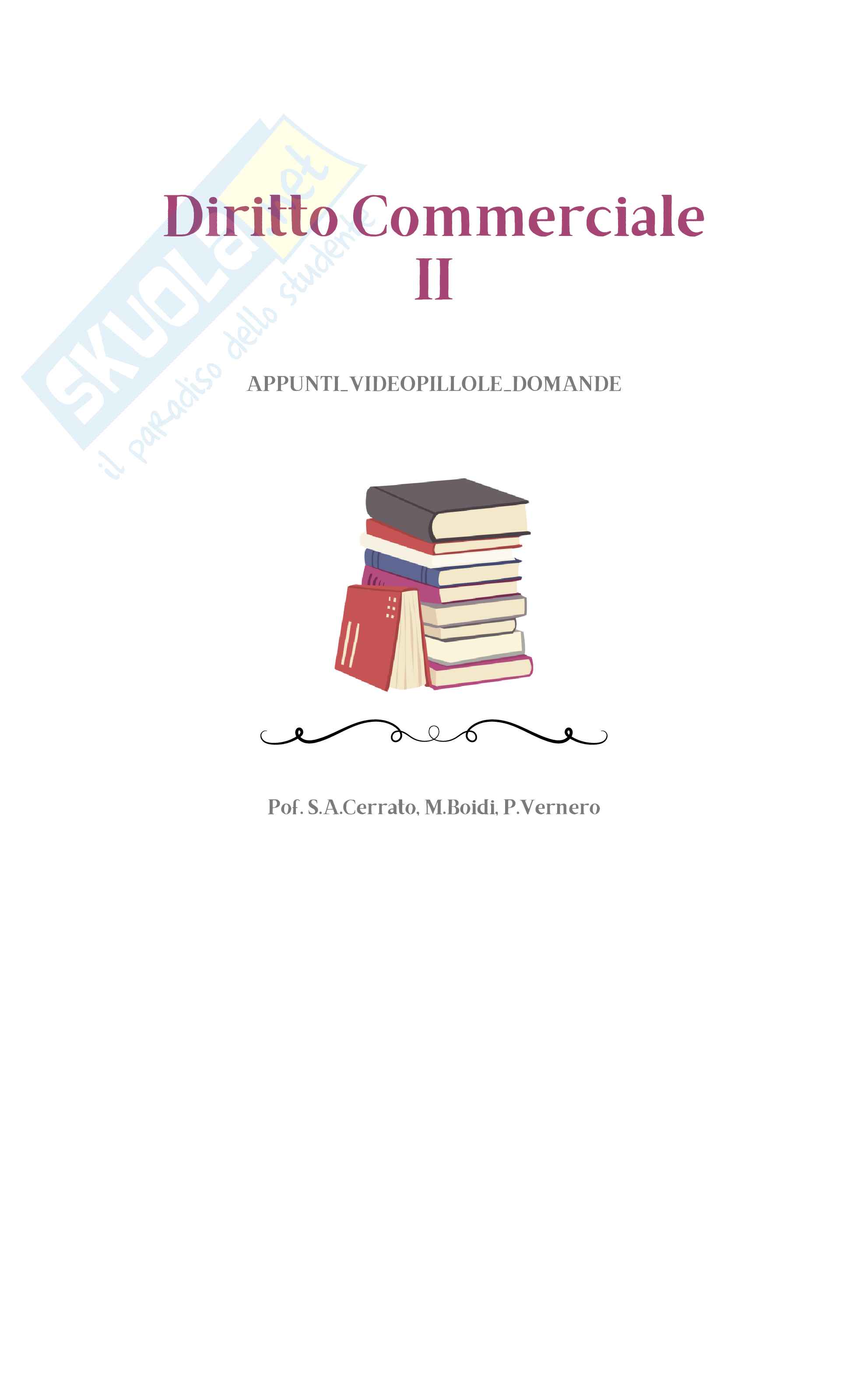 Diritto commerciale II Pag. 1