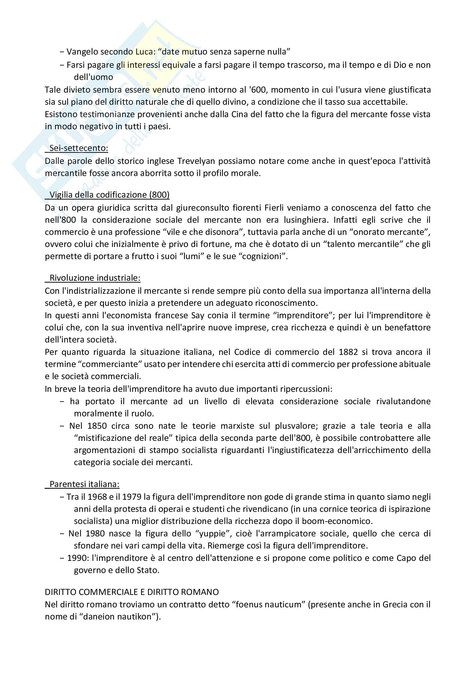 Riassunto diritto commerciale Pag. 2