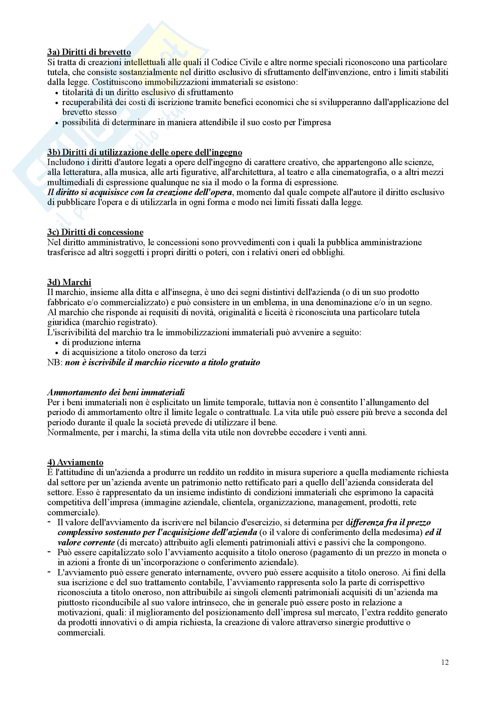 Riassunti bilancio d'esercizio Pag. 31